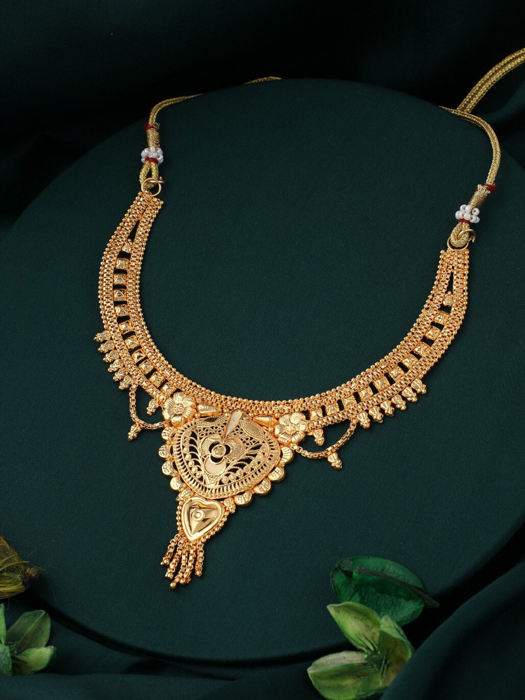 

Vita Bella Gold-Plated Textured Necklace & Earrings