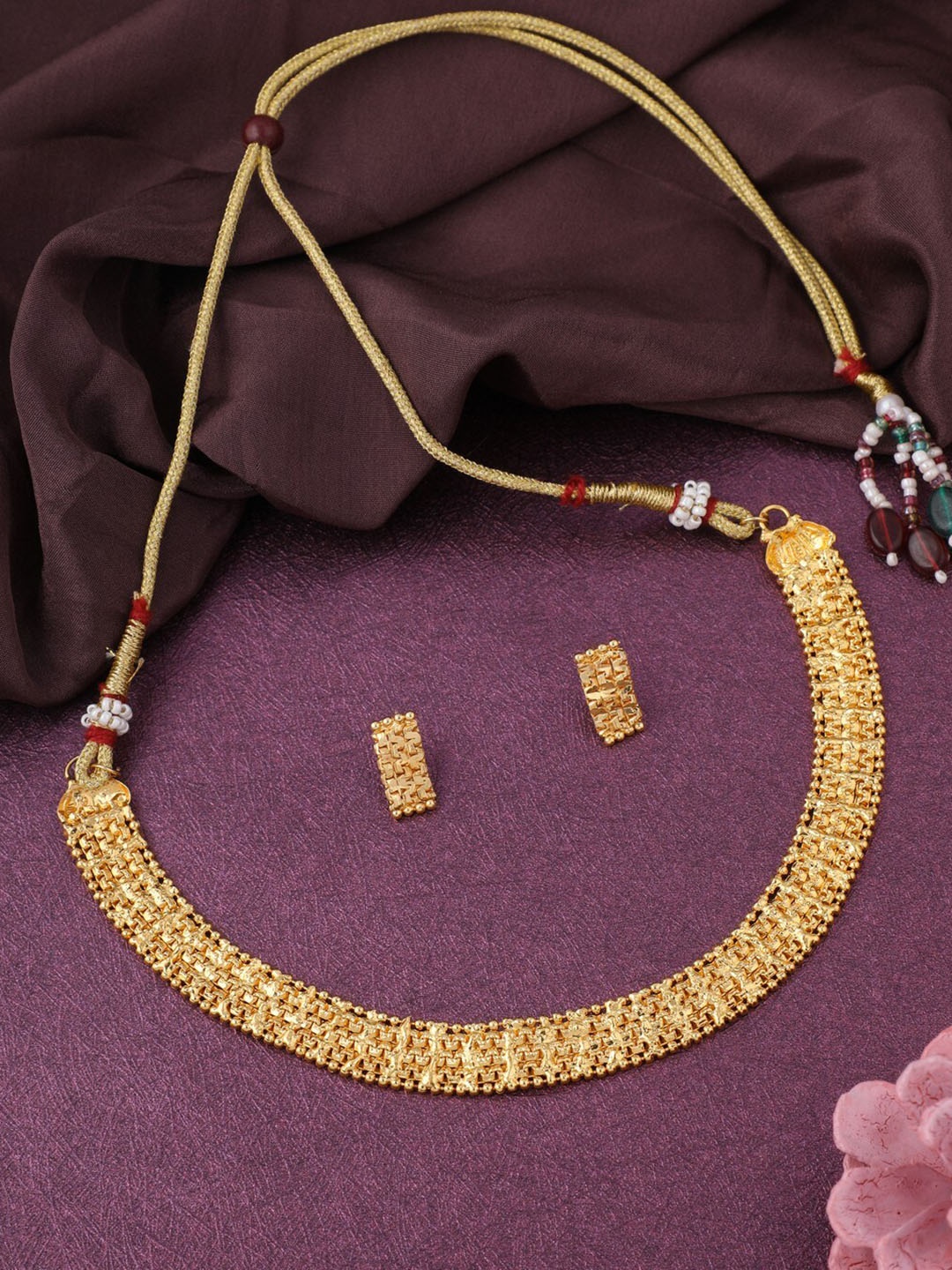 

Vita Bella Gold-Plated Necklace & Earrings
