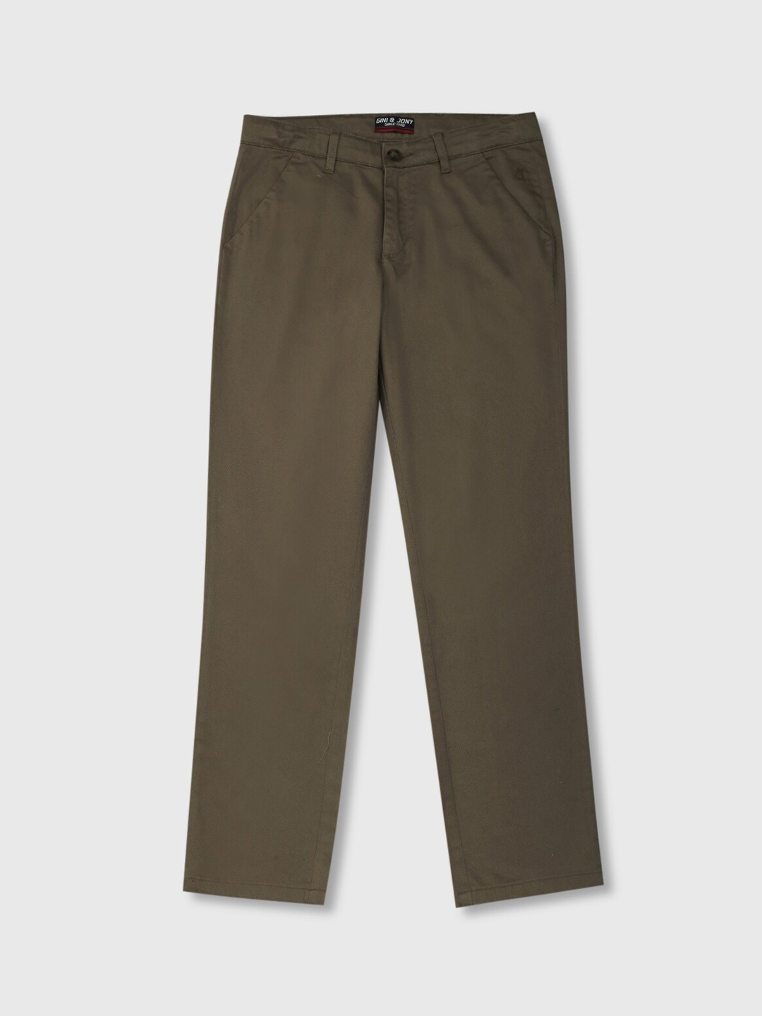 

Gini and Jony Boys Cotton Chinos Trousers, Khaki