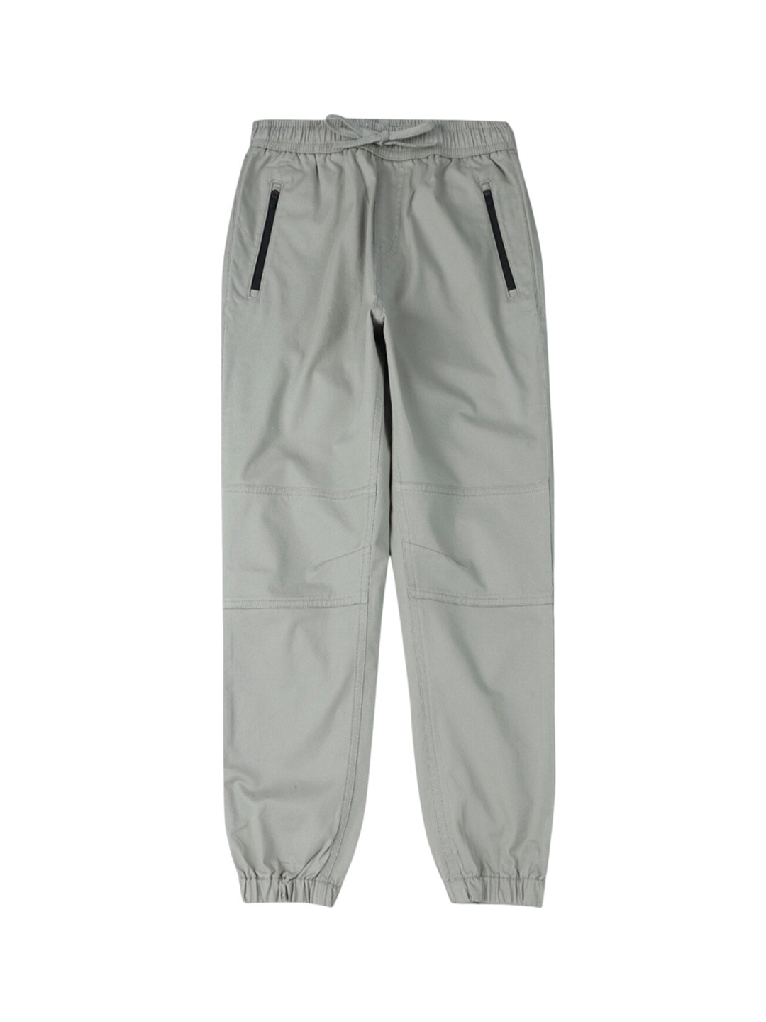 

Gini and Jony Boys Mid Rise Cotton Joggers, Grey