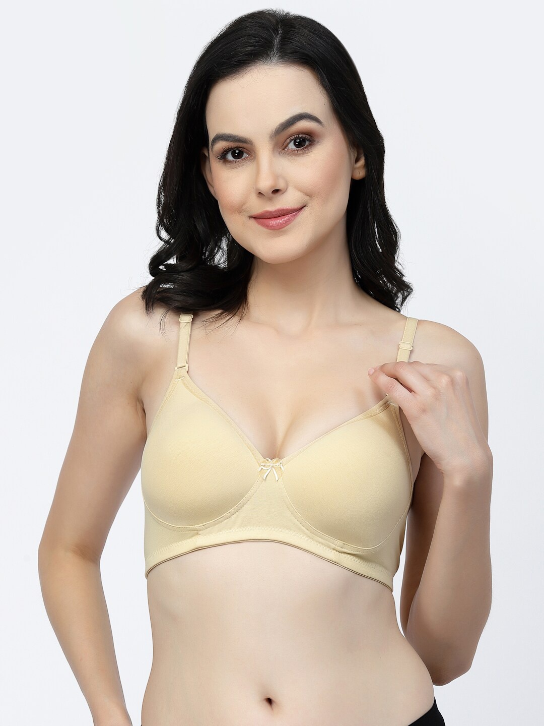 

Floret Full Coverage Lightly Padded Seamless All Day Comfort T-shirt Bra, Beige