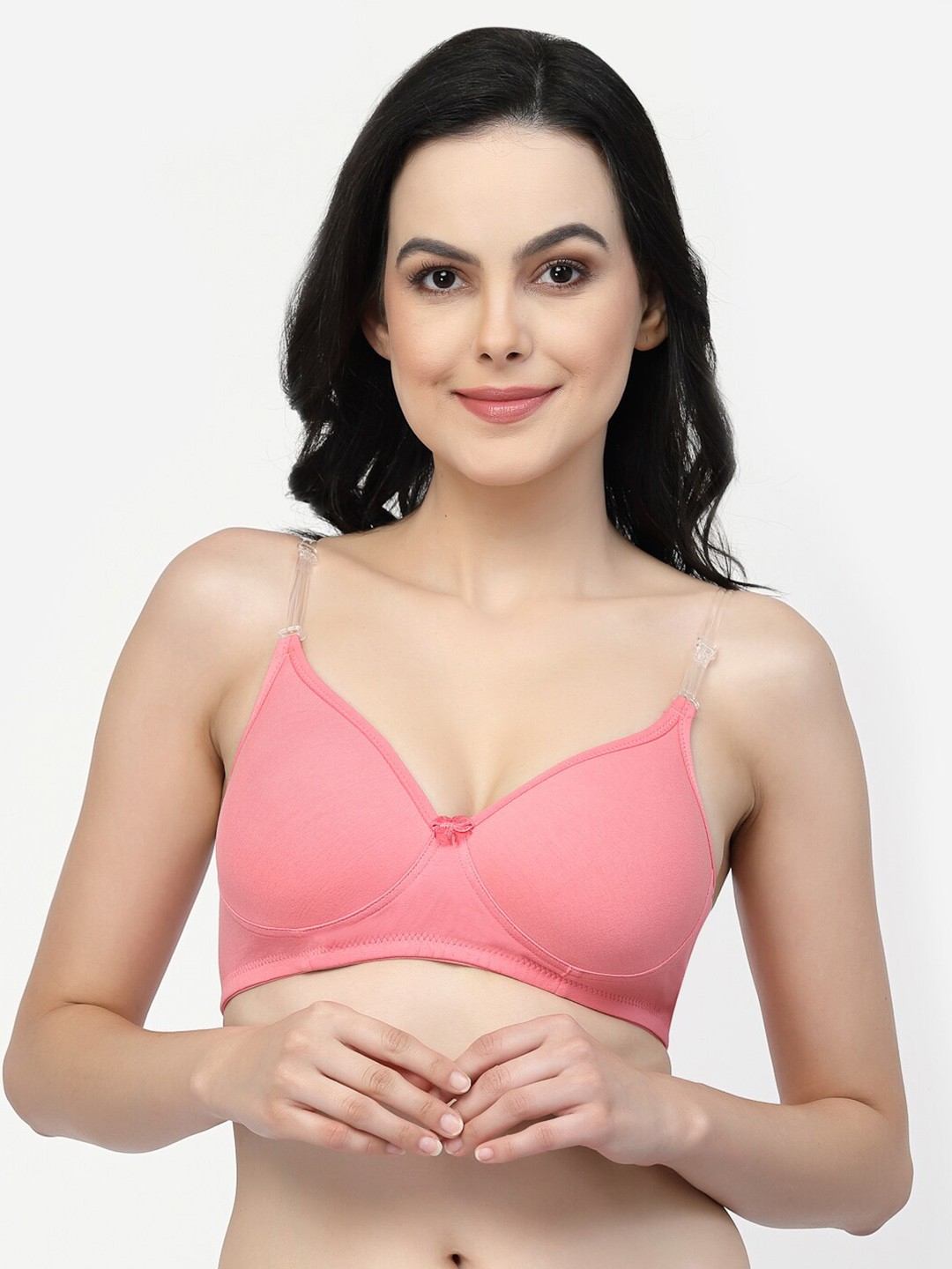 

Floret Full Coverage Lightly Padded Seamless All Day Comfort T-shirt Bra, Rose