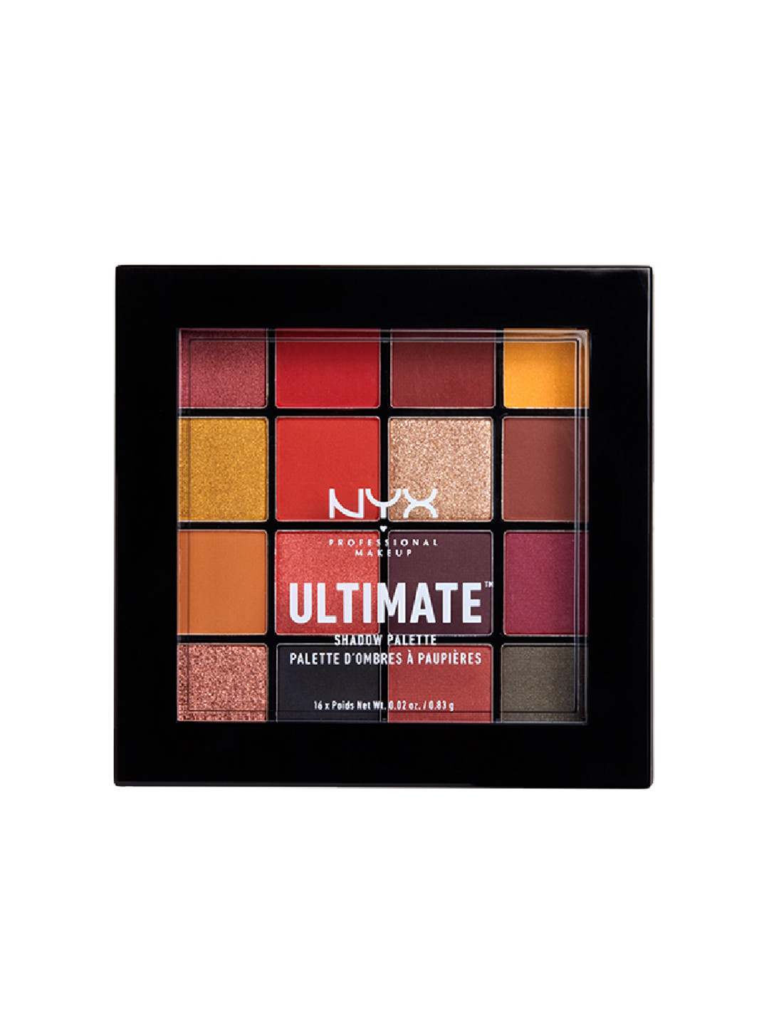 

NYX PROFESSIONAL MAKEUP Ultimate 16 Shades Eyeshadow Palette 13.28g - Phoenix, Multi