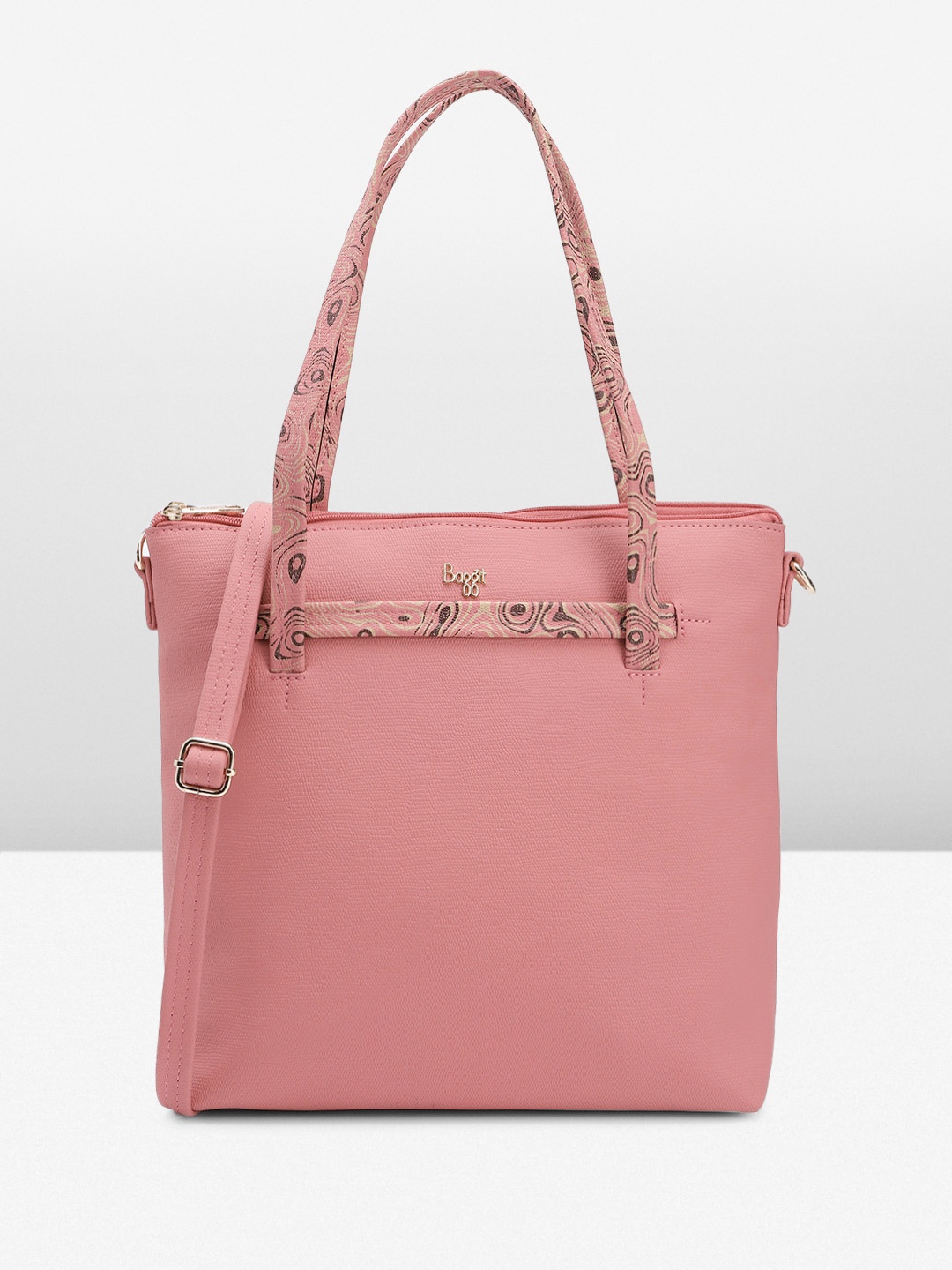 

Baggit Structured Shoulder Bag, Pink