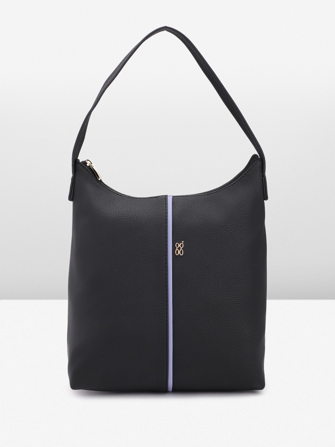 

Baggit Women Solid Hobo Bag, Black