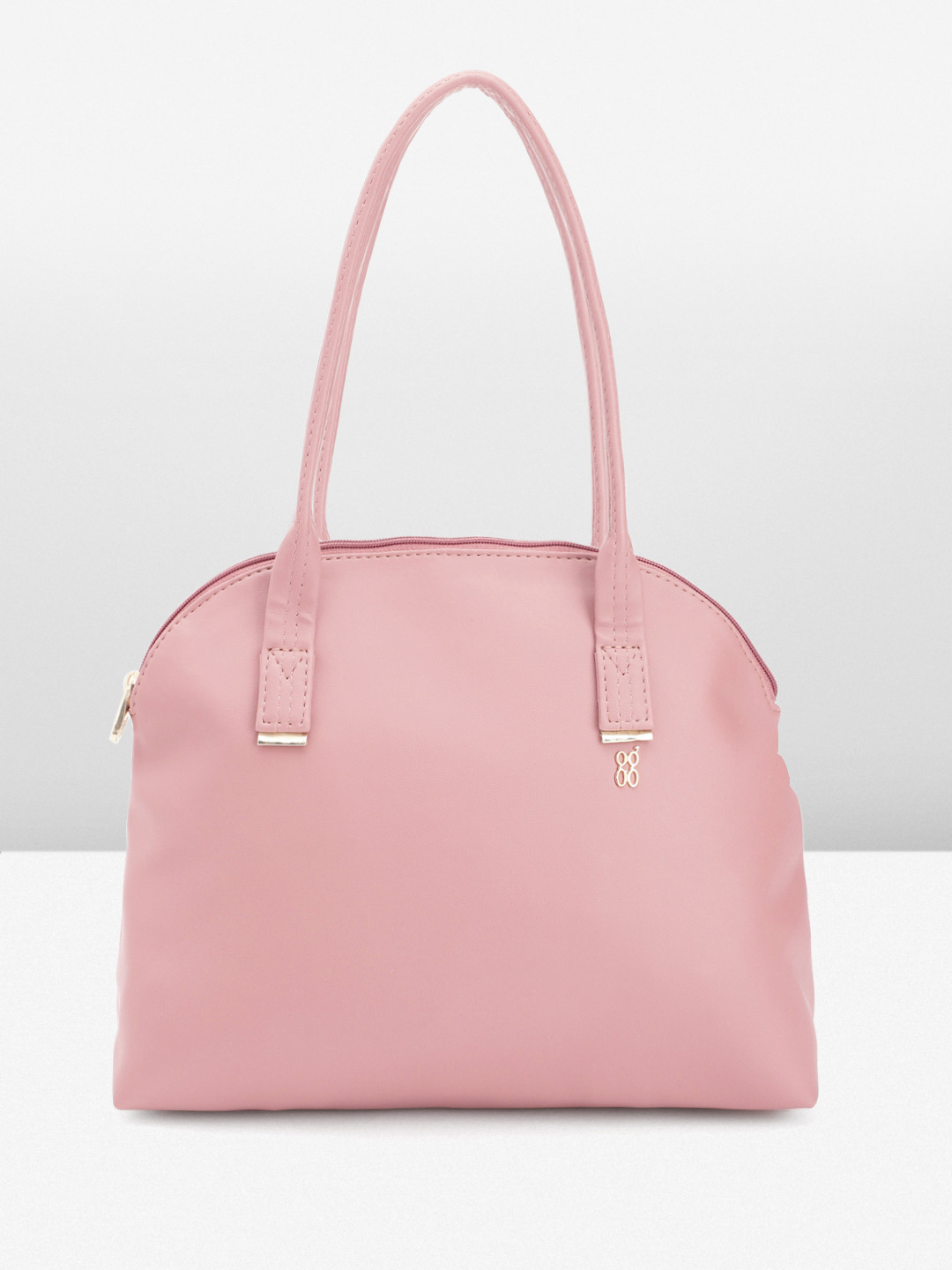 

Baggit Solid PU Structured Shoulder Bag, Pink