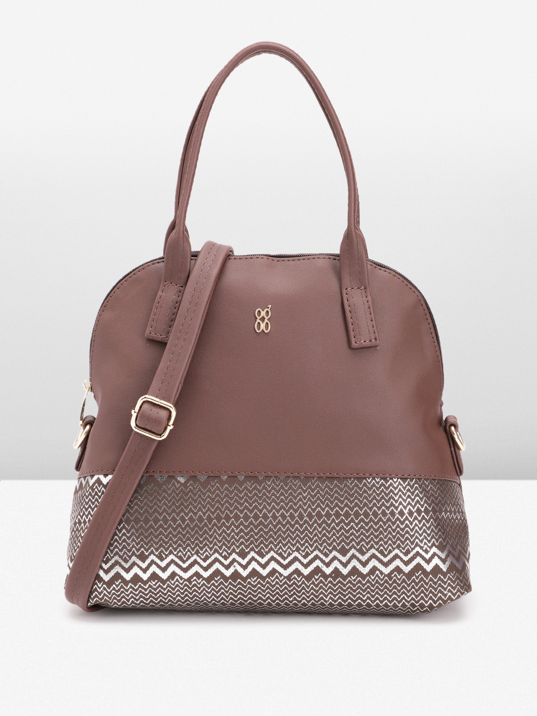 

Baggit Women Printed Handheld Bag, Brown