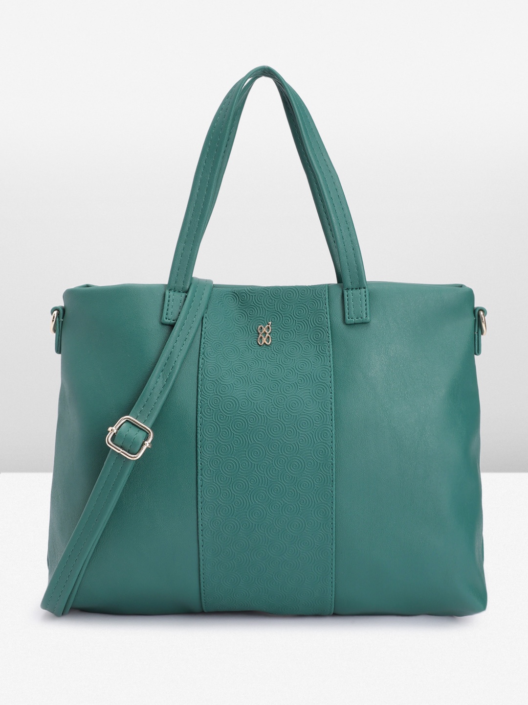 

Baggit Women Solid Handheld Bag, Green