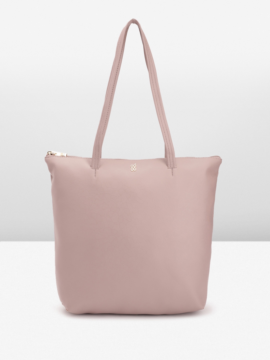 

Baggit Textured PU Structured Shoulder Bag, Mauve