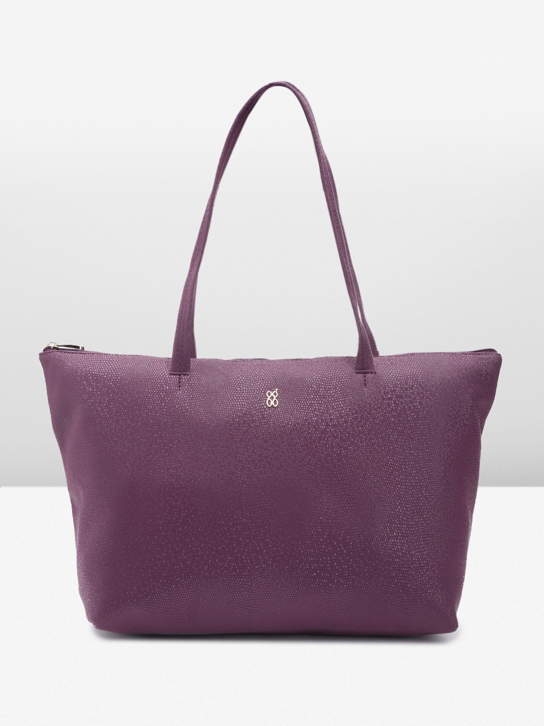 

Baggit Textured Structured Shoulder Bag, Purple