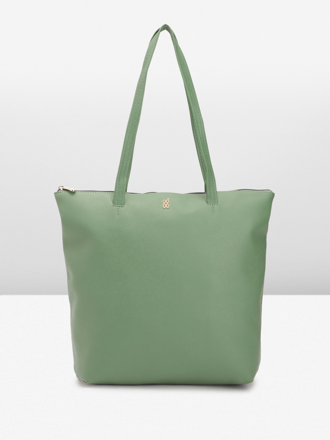 

Baggit Textured PU Structured Shoulder Bag, Green
