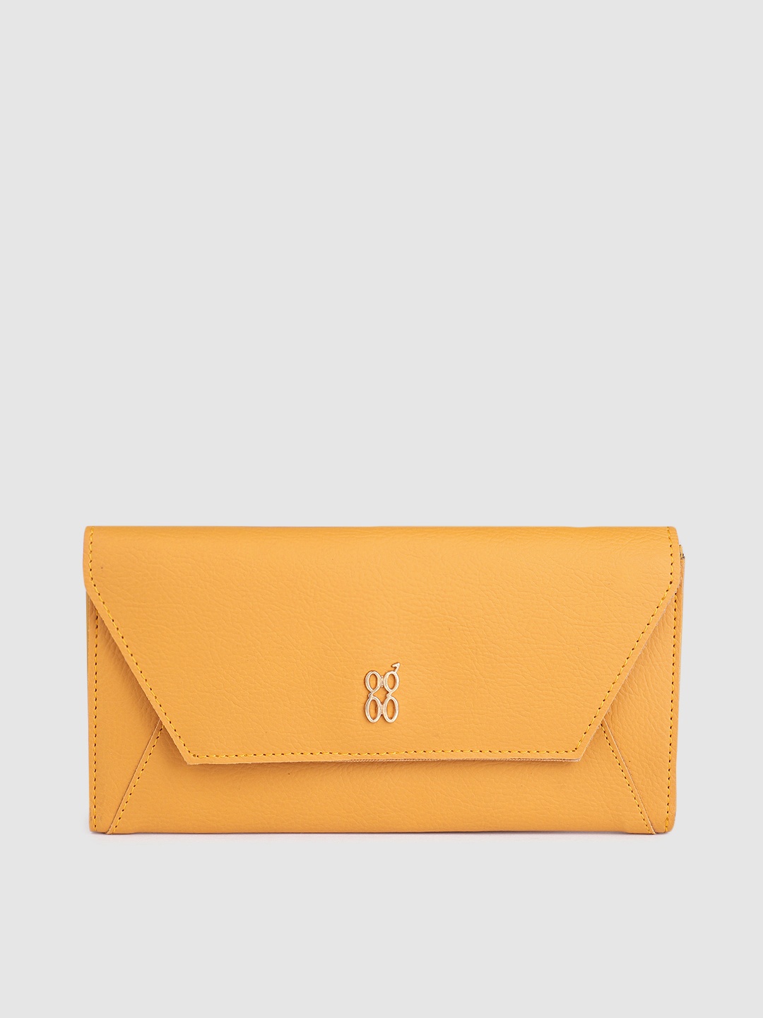 

Baggit Women Solid Envelope, Yellow