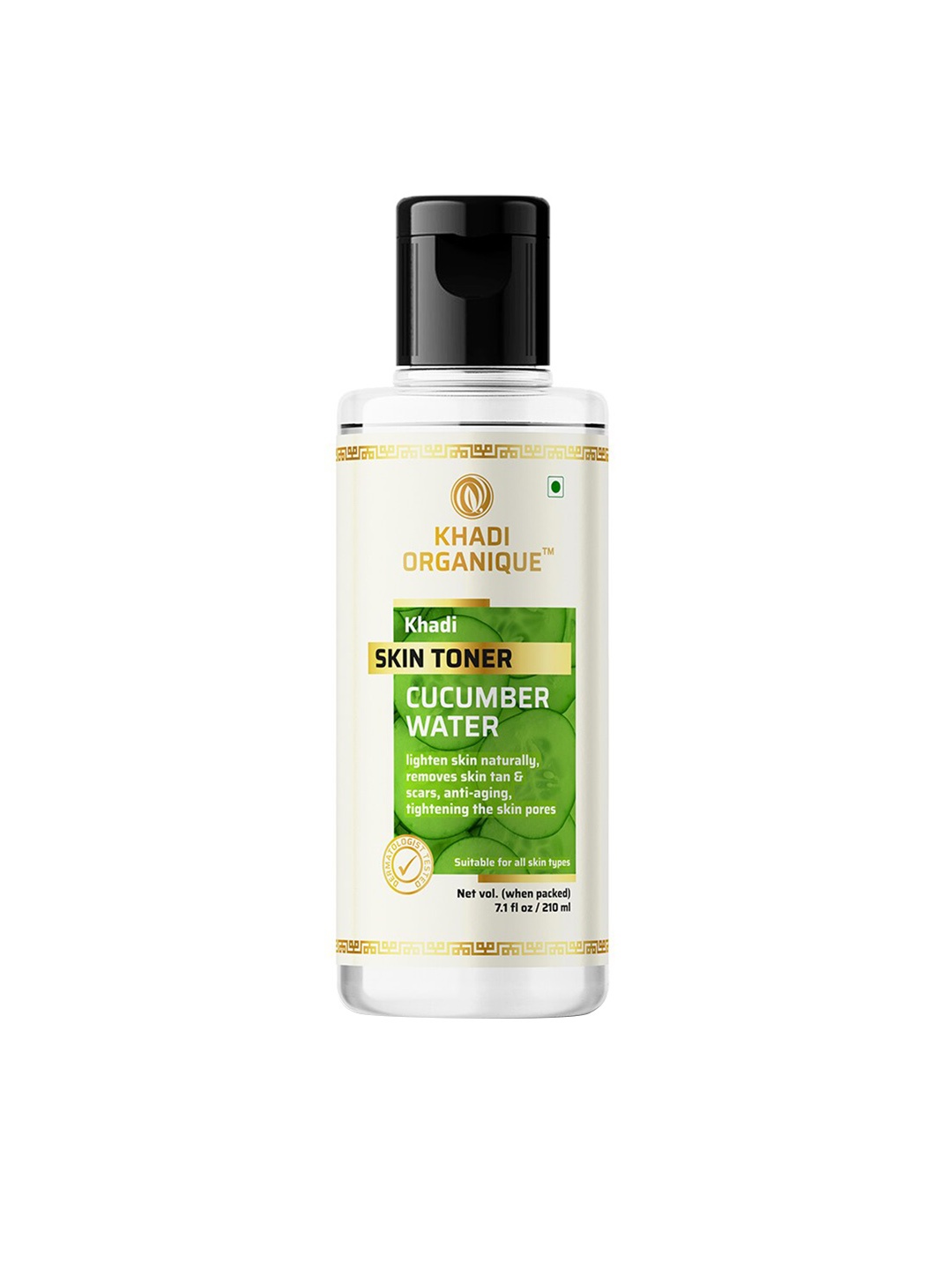 

Khadi Organique Cucumber Water Organic Skin Toner-210ml, Transparent
