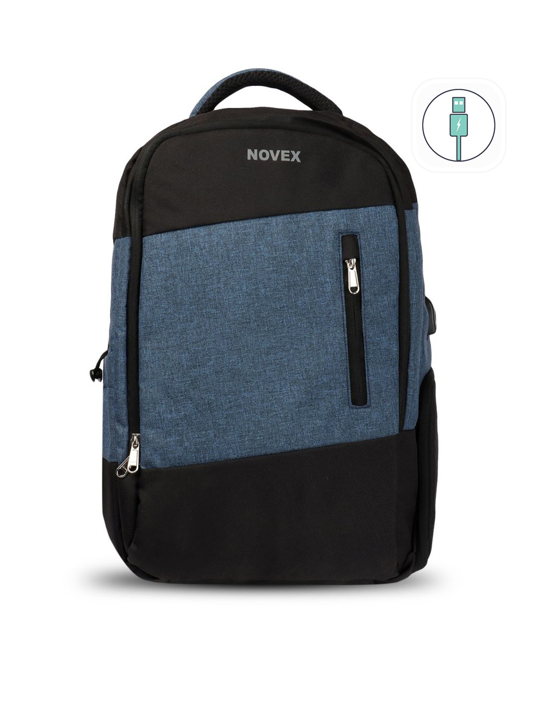 

NOVEX Backpack with USB Charging Port, Blue