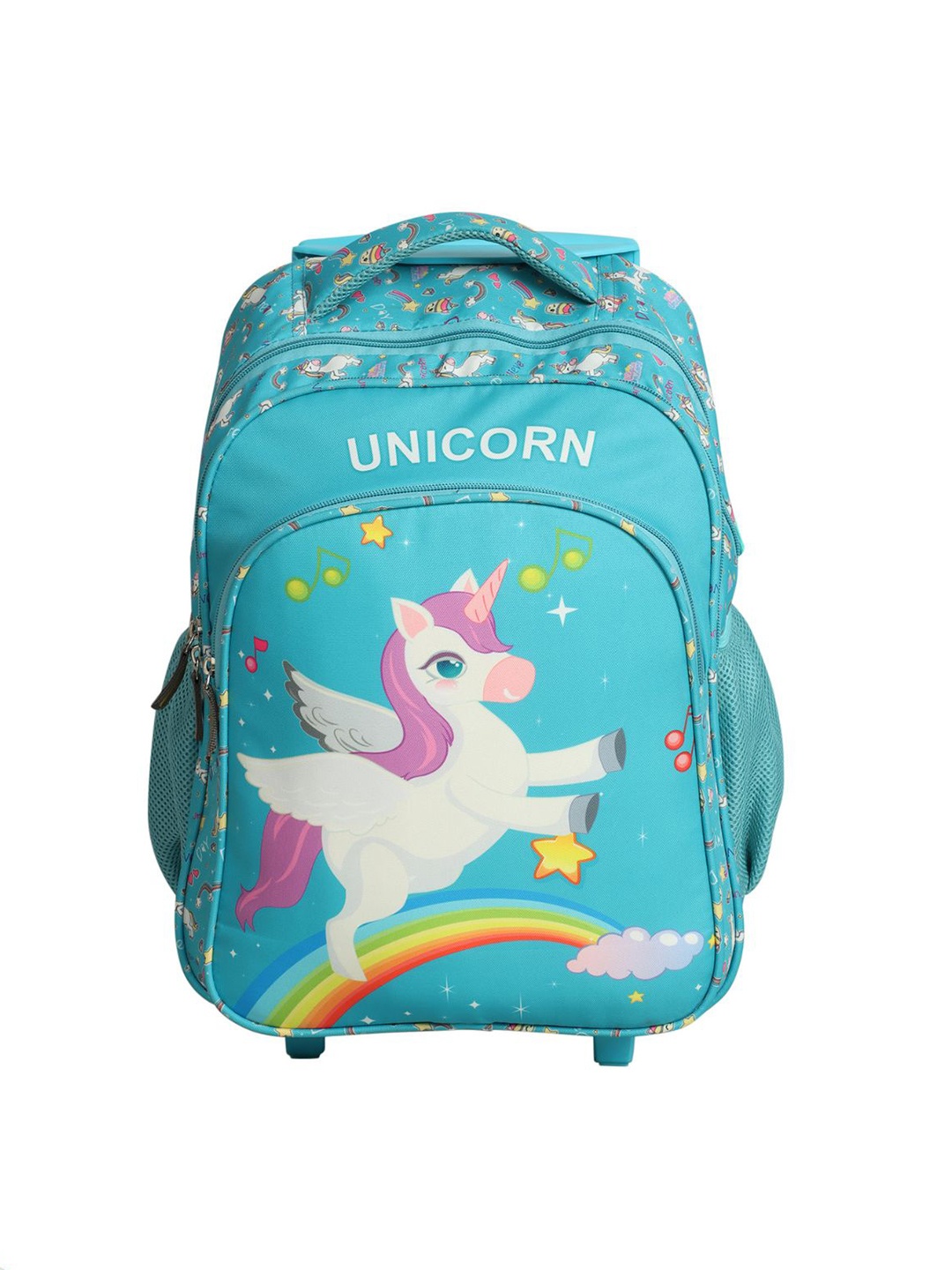 

NOVEX Kids Unicorn Printed Bagpack, Turquoise blue