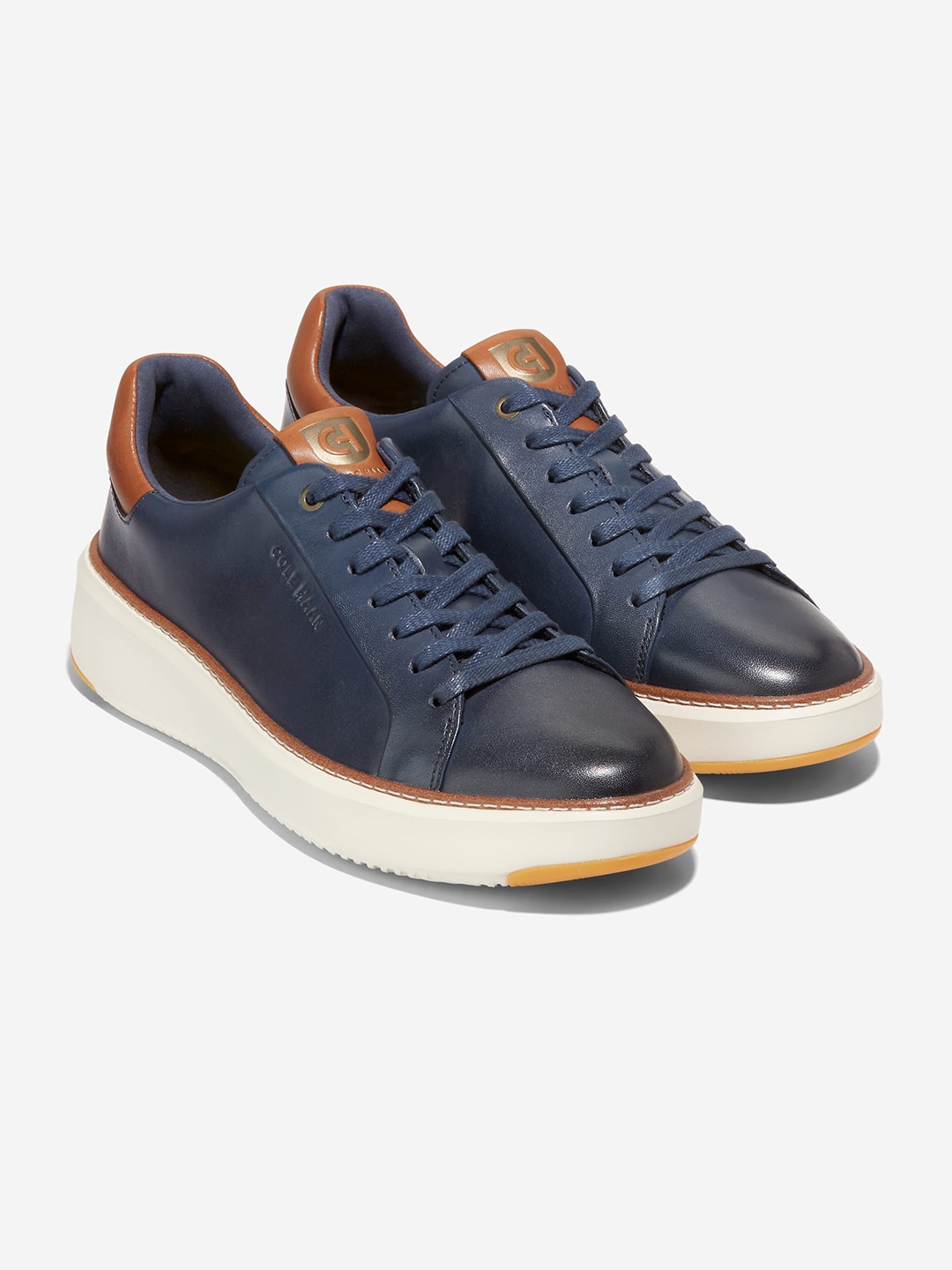 

Cole Haan Navy Men GRANDPRO TOPSPIN SNEAKER, Blue