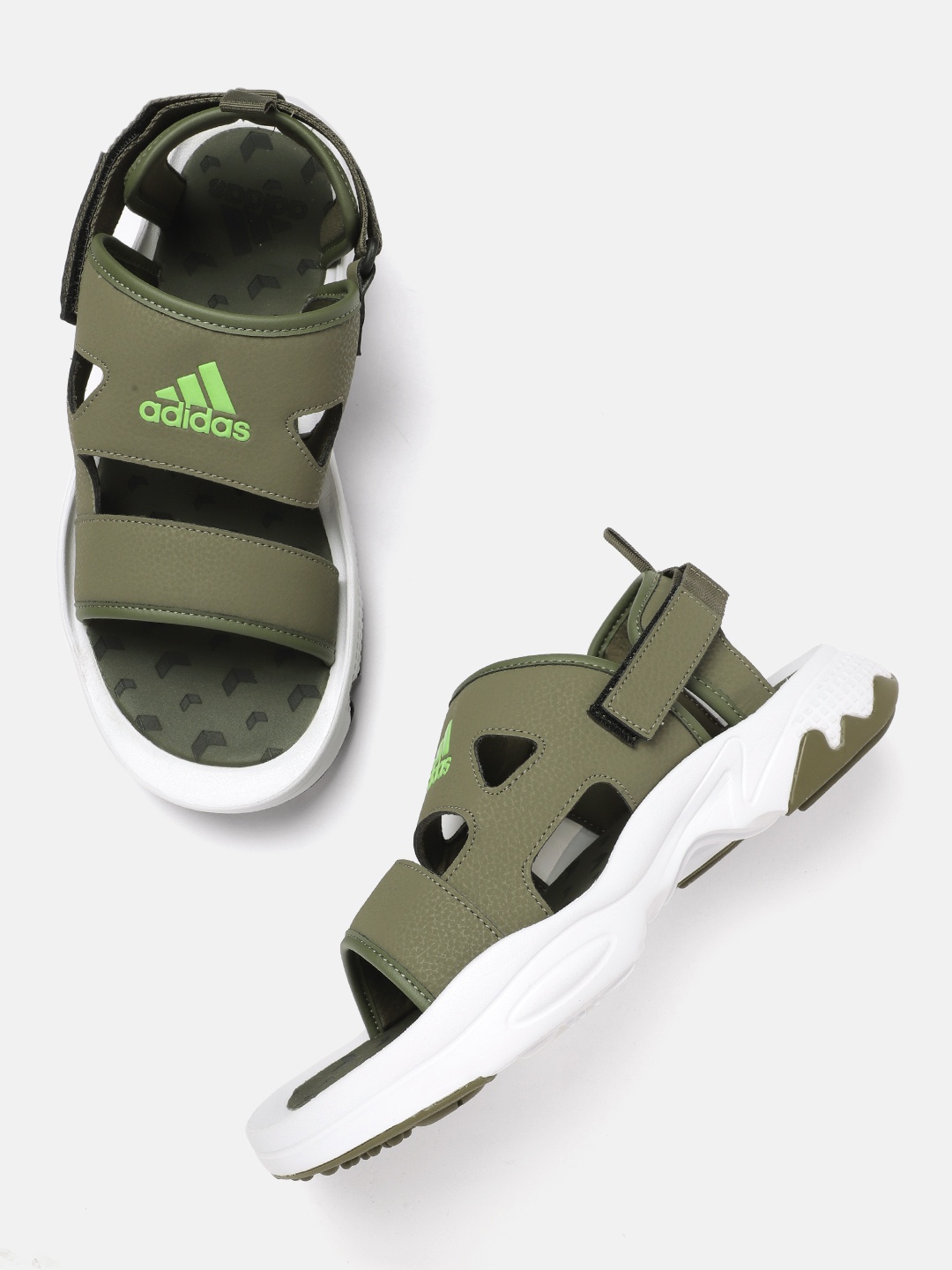 

ADIDAS Men Zomarap Sports Sandals, Olive