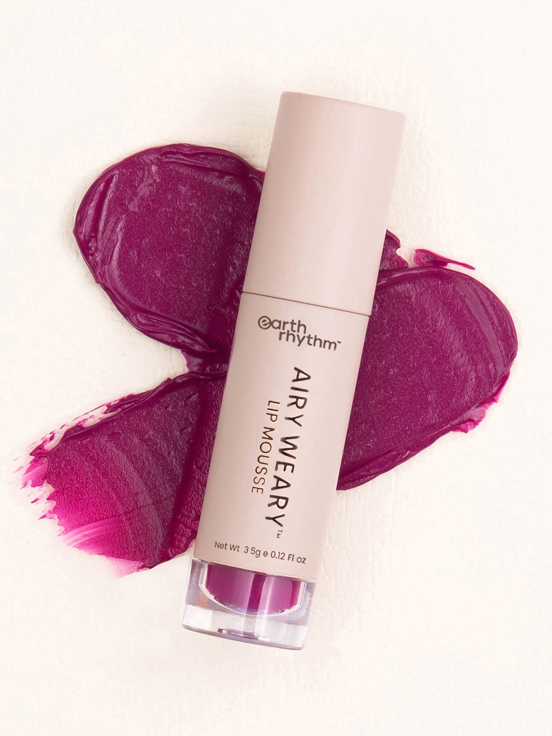 

Earth Rhythm Long Wear Airy Weary Matte Lip Mousse Lipstick 3.5ml - Velours, Purple