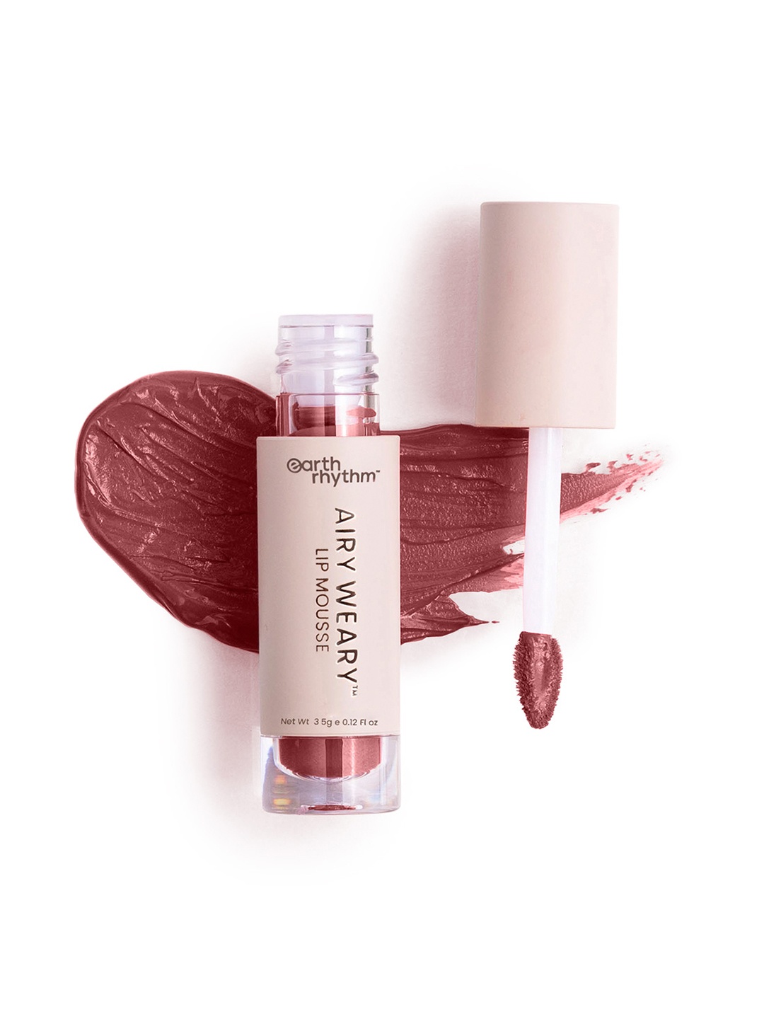 

Earth Rhythm Long Wear Airy Weary Matte Lip Mousse Lipstick 3.5ml - Son Moi, Brown
