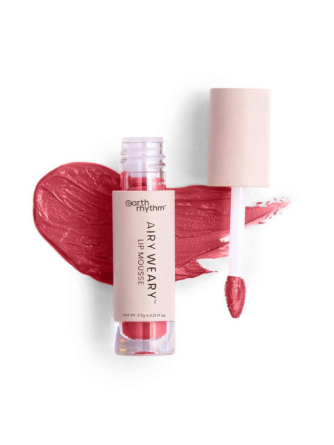 

Earth Rhythm Long Wear Airy Weary Matte Lip Mousse Lipstick 3.5ml - Chaque Tient, Pink