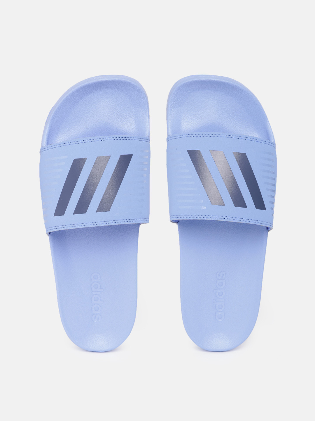 

ADIDAS Men Brand Logo Printed Sliders, Blue