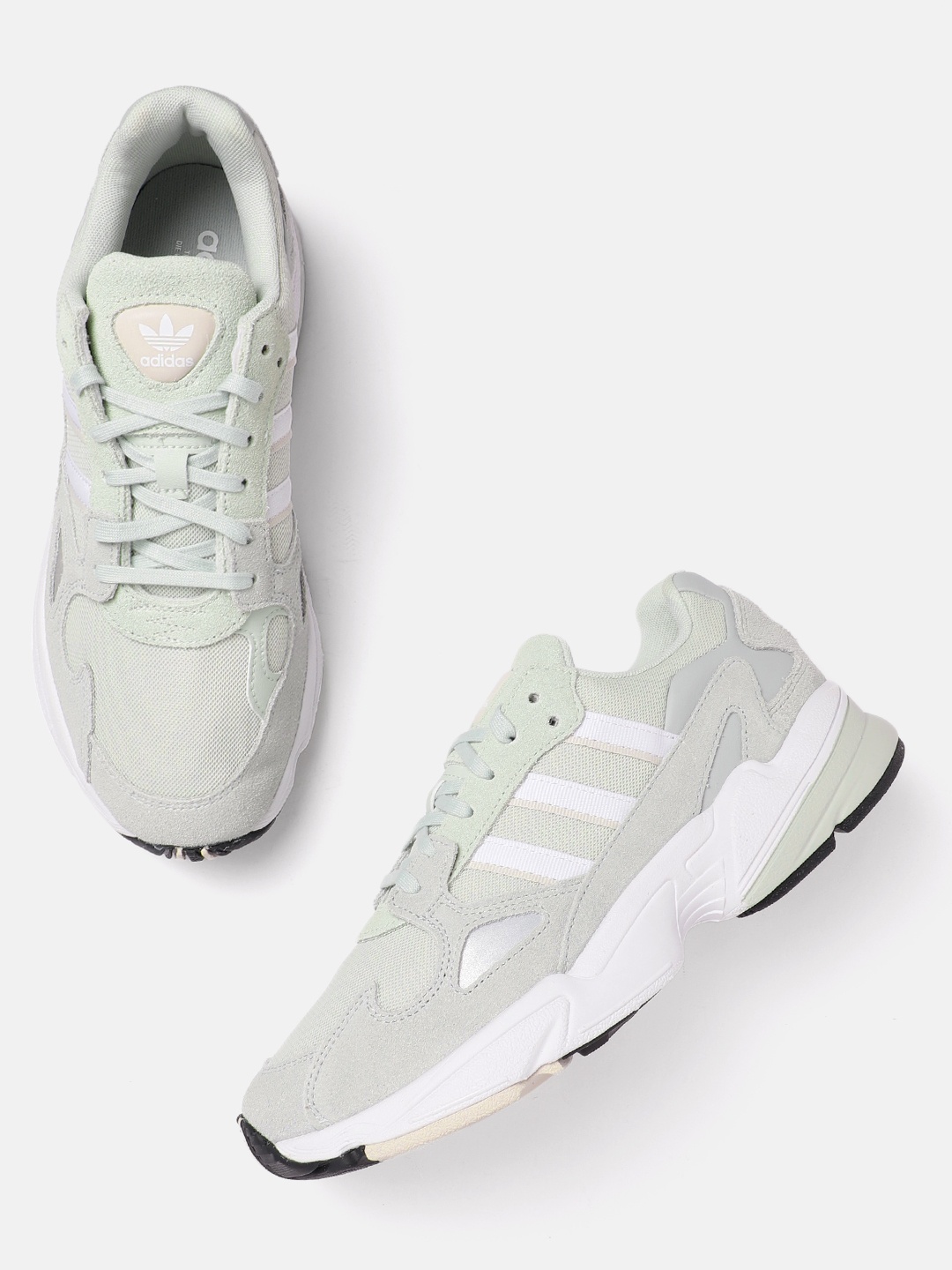 

ADIDAS Originals Women Woven Design Falcon Sneakers, Green