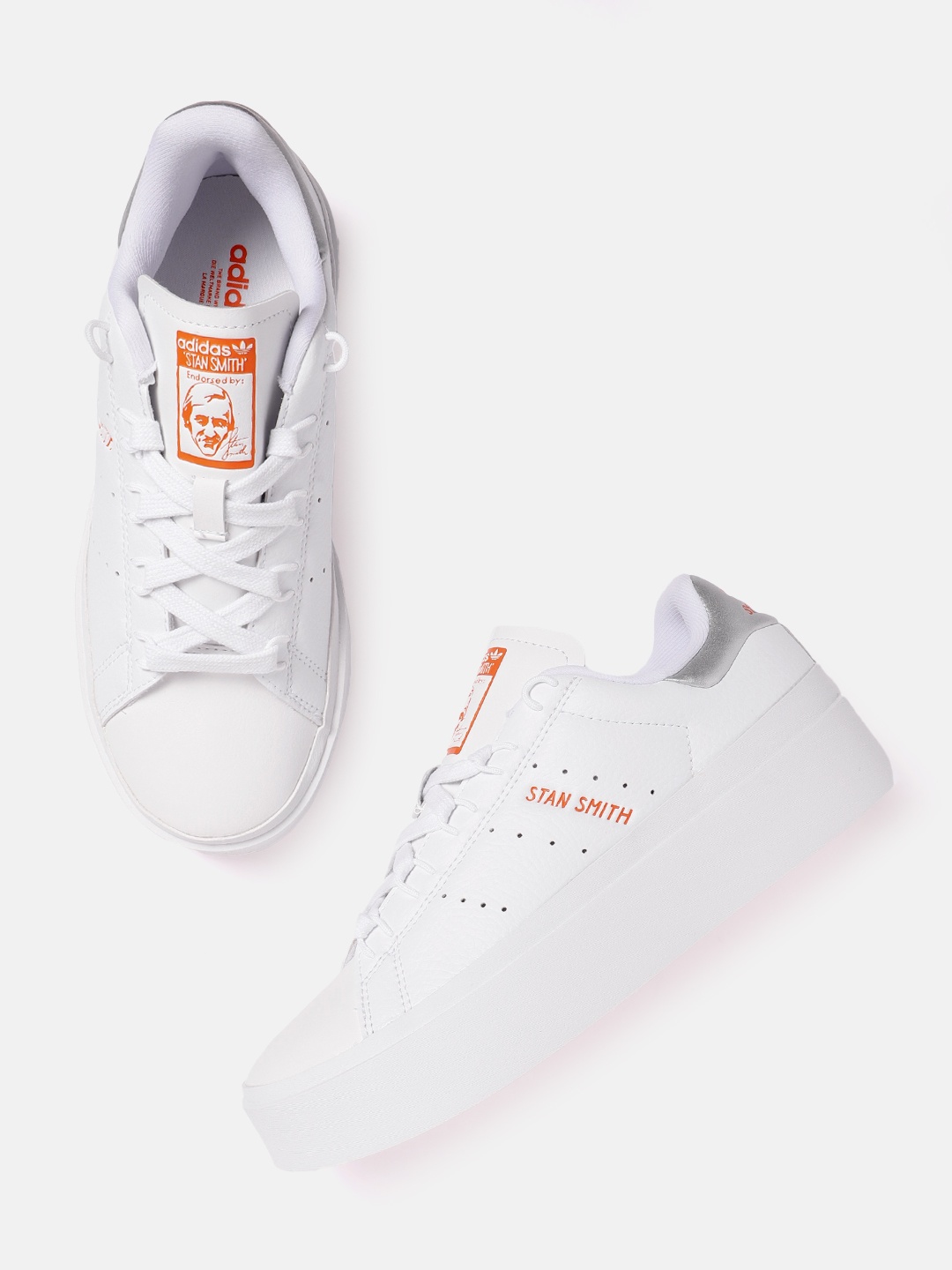 

ADIDAS Originals Women Leather STAN SMITH BONEGA Sneakers, White