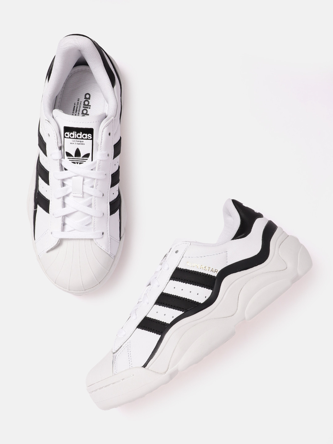 

ADIDAS Originals Women Leather SUPERSTAR MILLENCON Sneakers, White