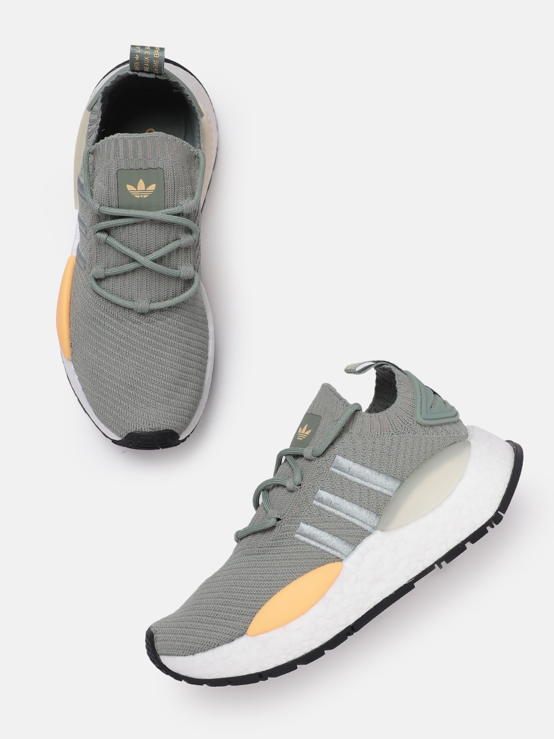 

ADIDAS Originals Women Woven Design NMD Sneakers, Green