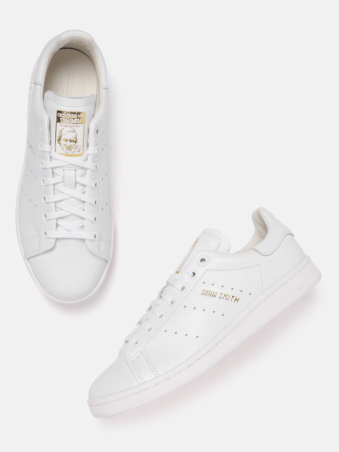 

ADIDAS Originals Women Perforated STAN SMITH LUX Sneakers, White