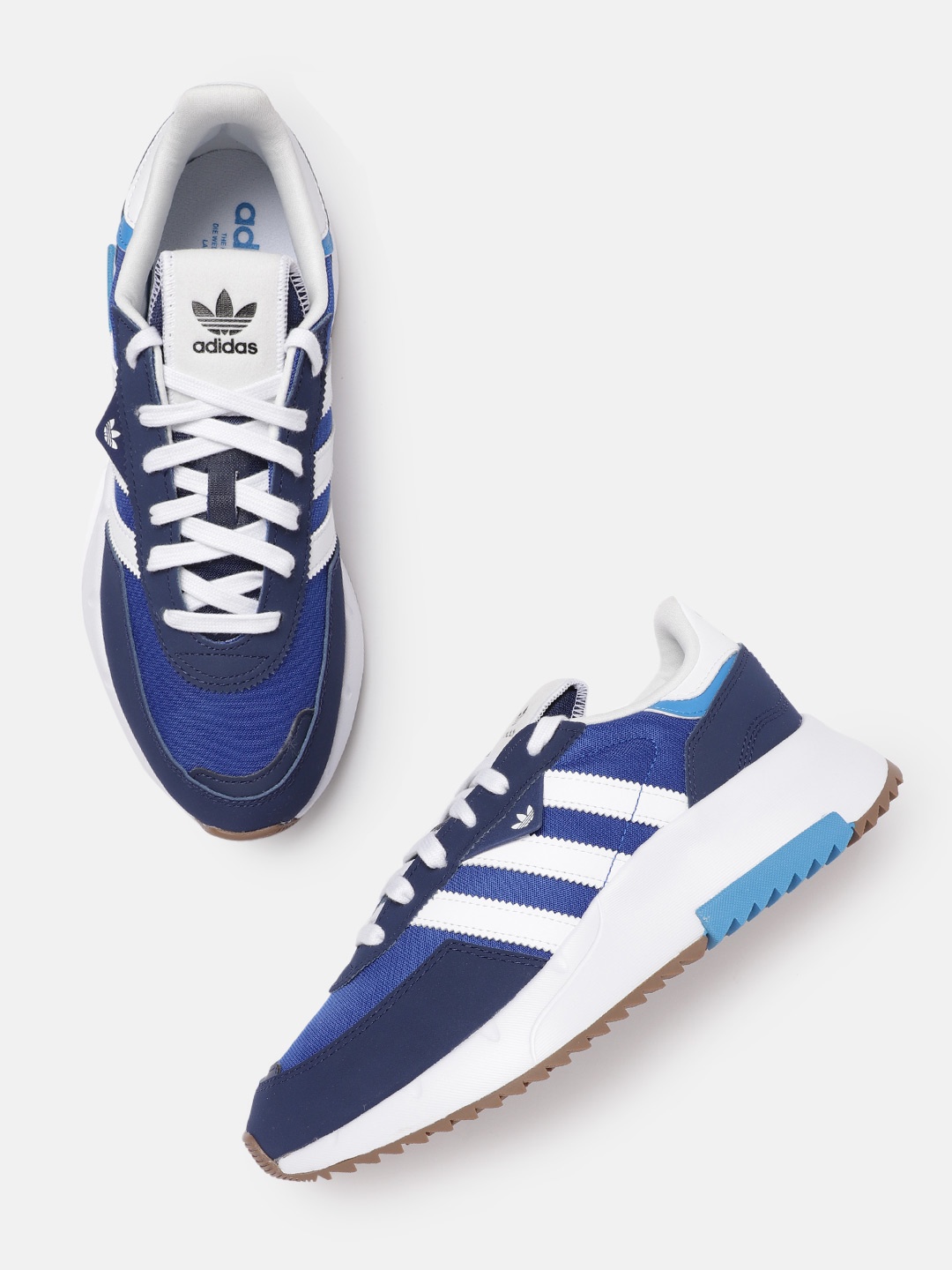 

ADIDAS Originals Men Striped Retropy F2 Sneakers, Blue