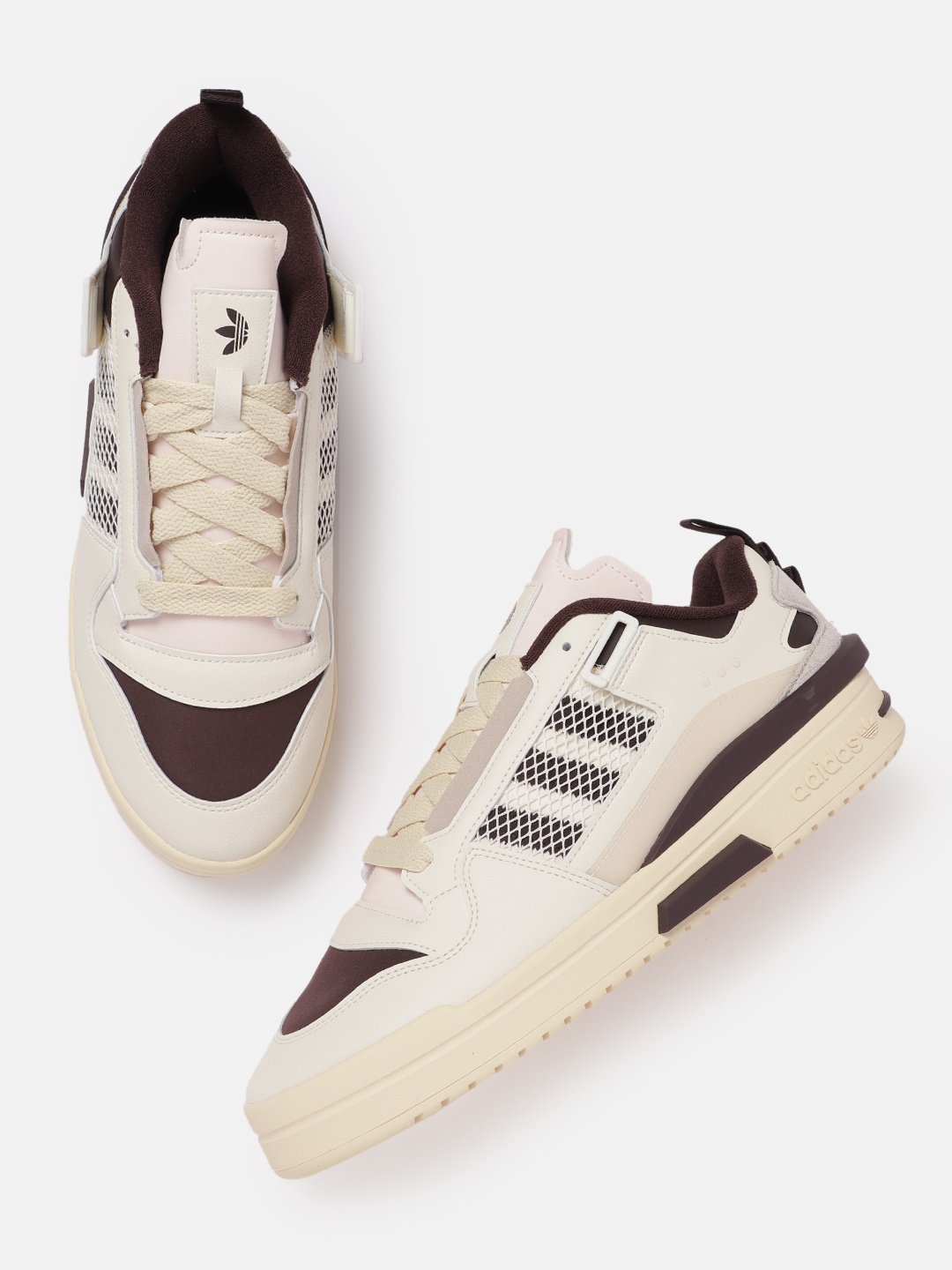 

ADIDAS Originals Unisex Colourblocked Forum Mod Low Sneakers, Off white