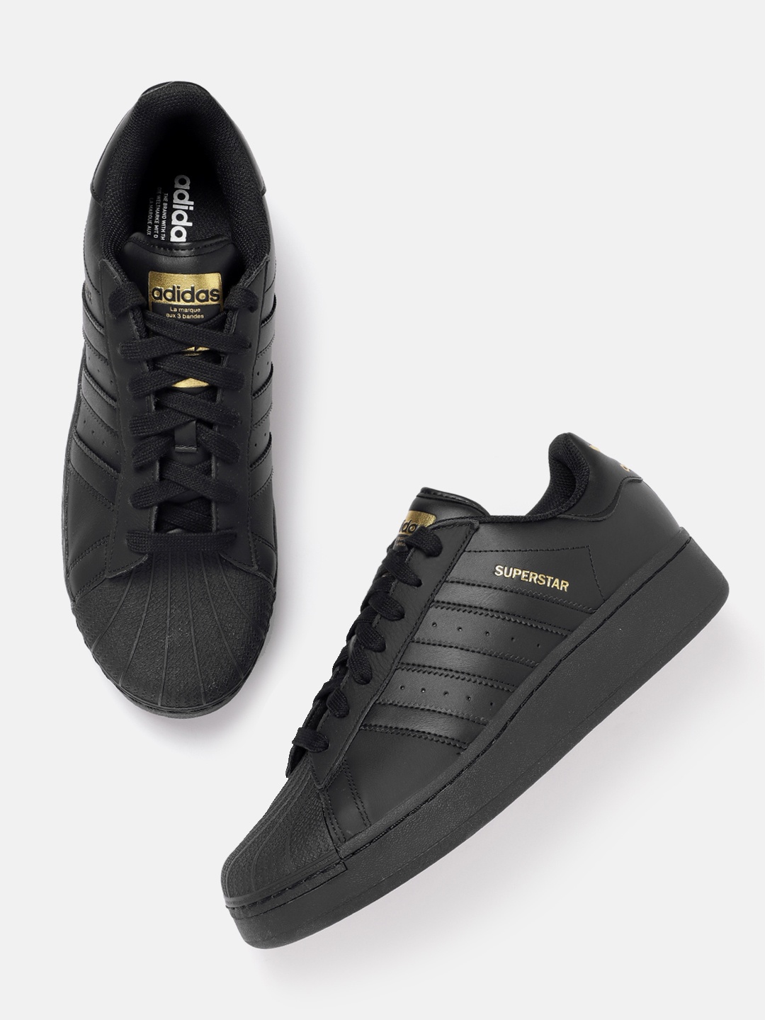 

ADIDAS Originals Unisex Superstar XLG Sneakers, Black