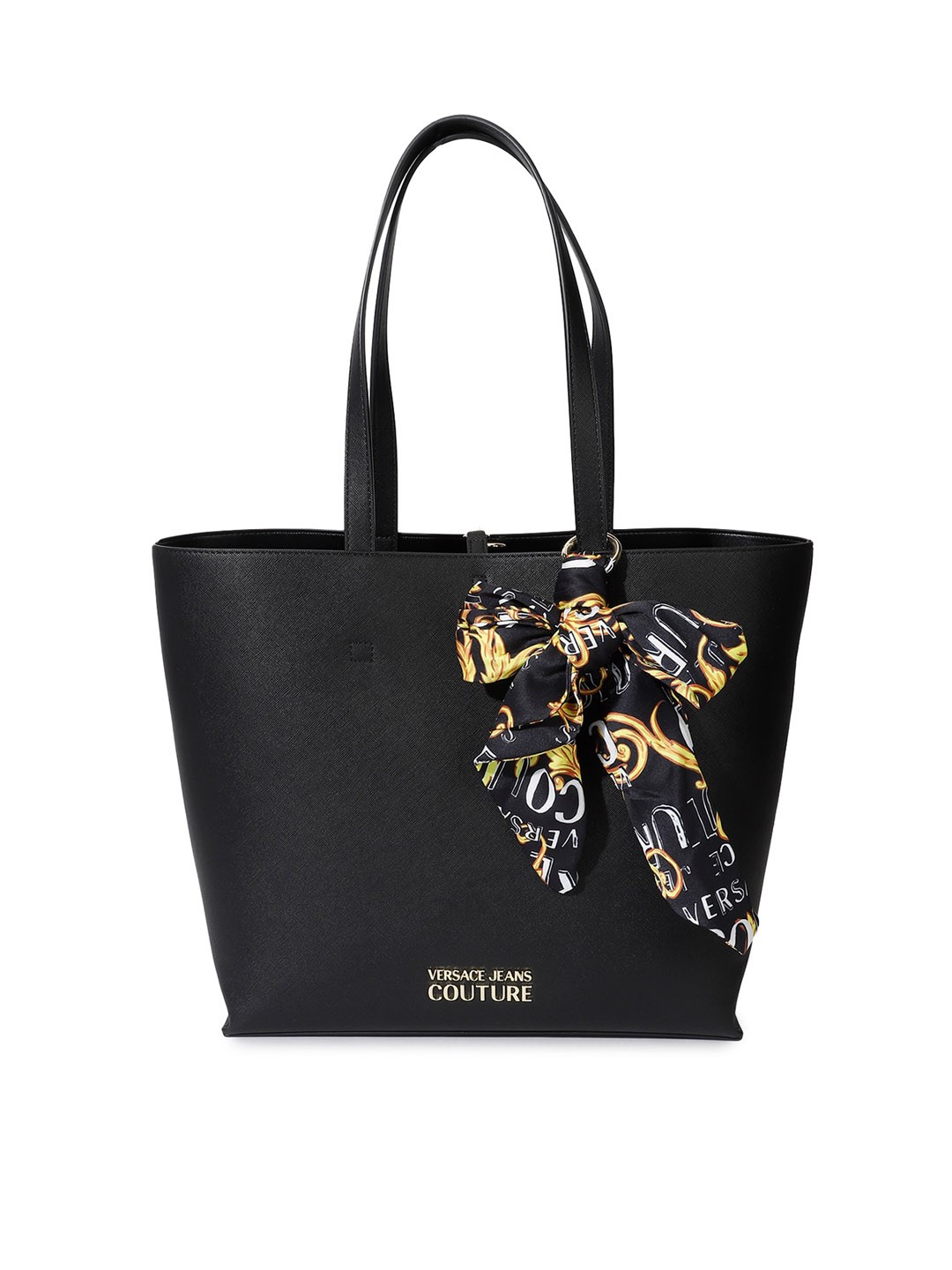 

Versace Jeans Couture Embellished Shopper Tote Bag, Black