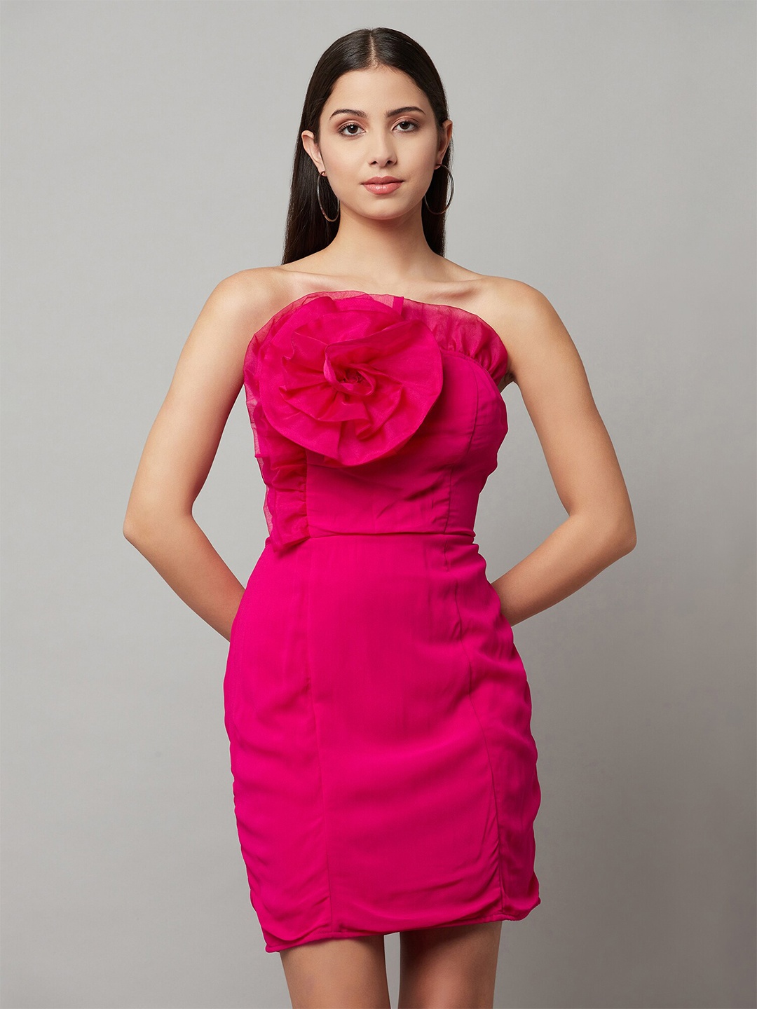 

ATTIC SALT Strapless Sheath Dress, Pink
