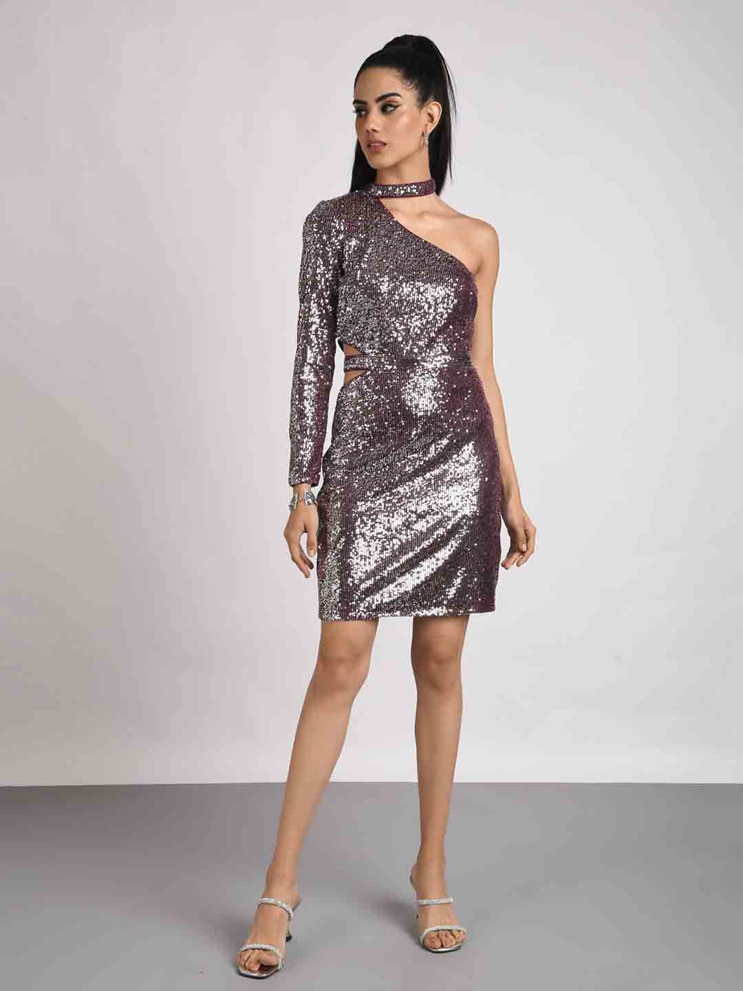 

ATTIC SALT Embellished Sheath Dress, Pink