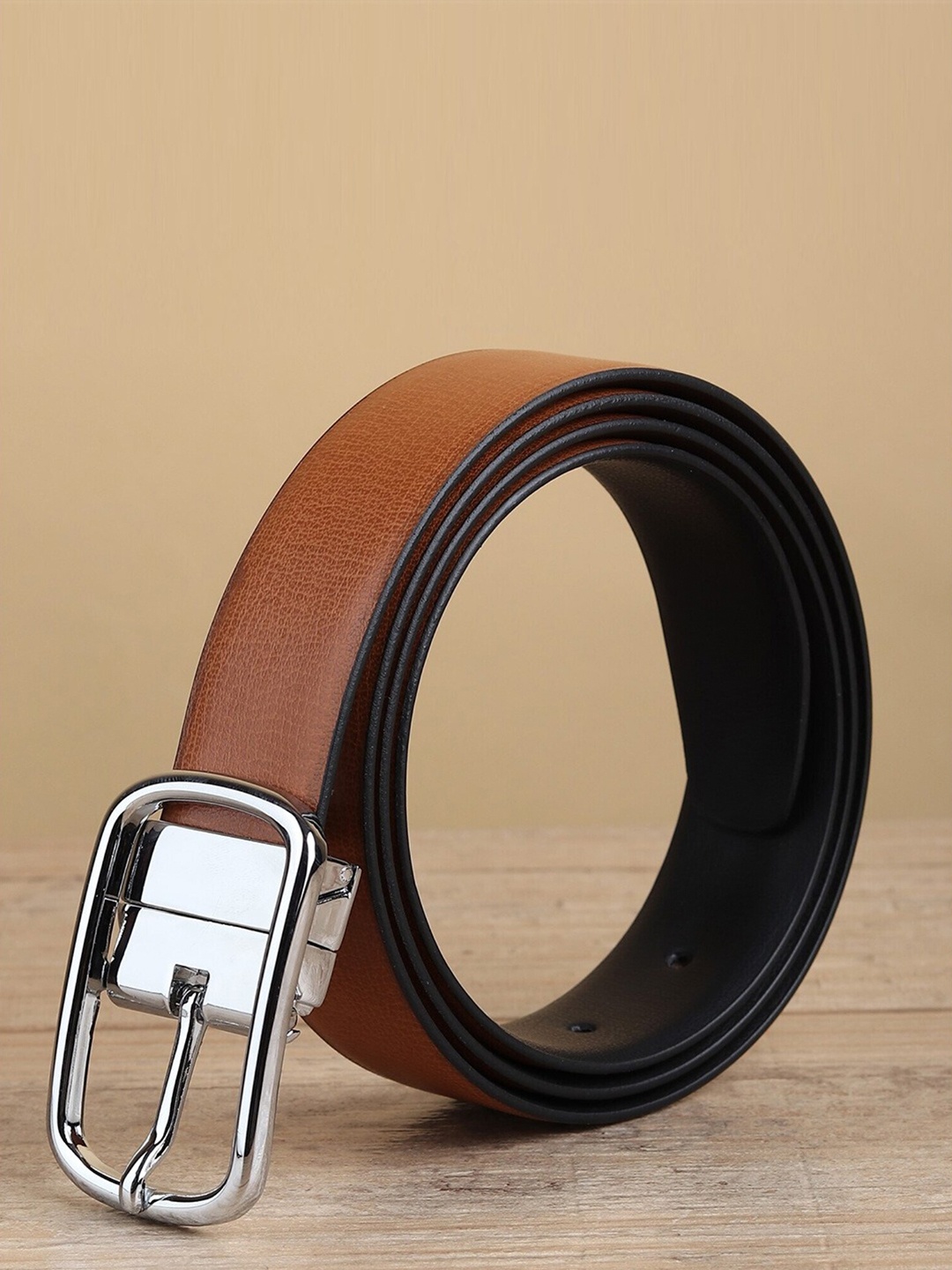 

Kastner Men Tang Closure Leather Formal Belt, Tan