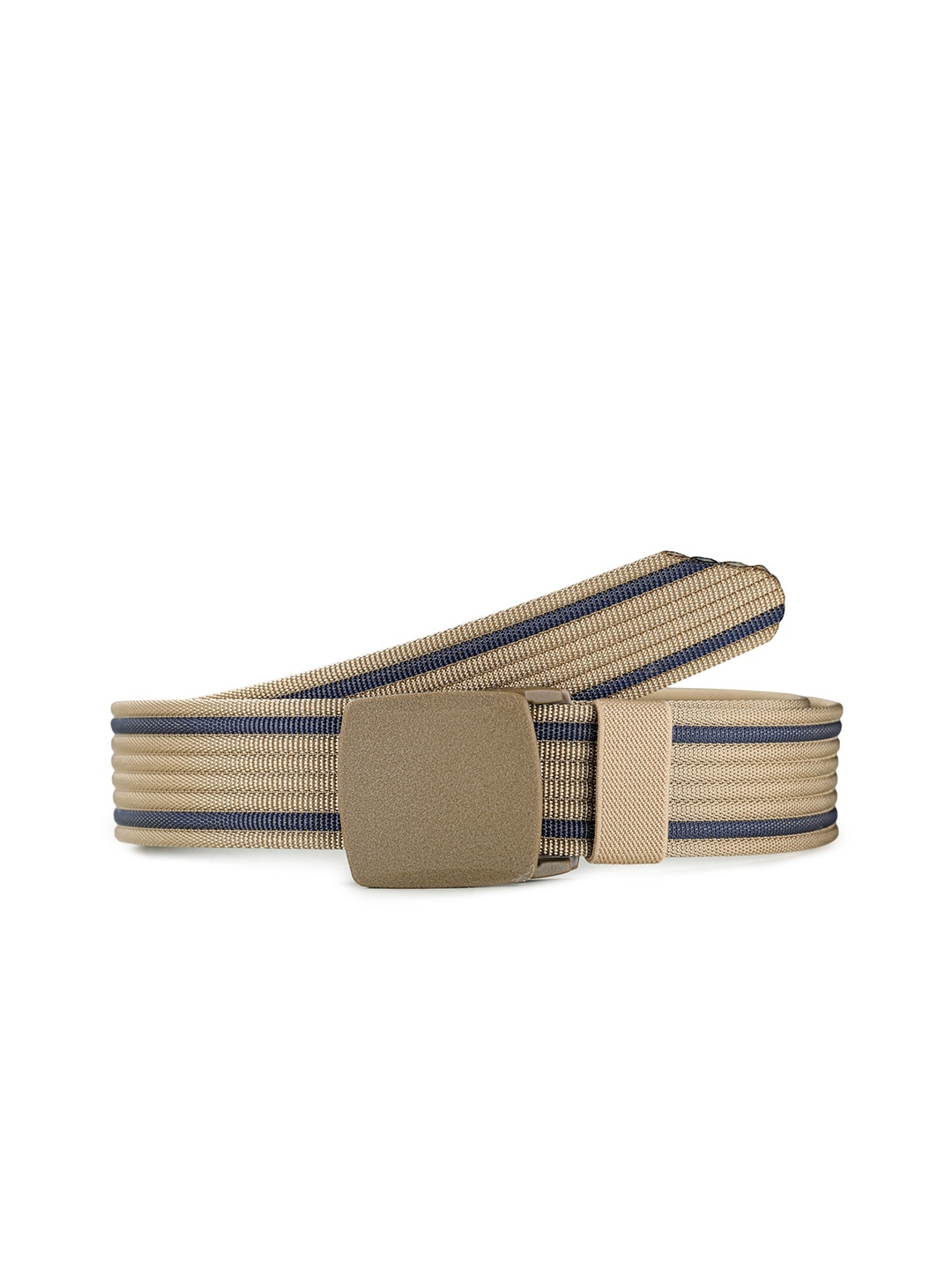 

Kastner Men Slider Buckle Textured Belt, Beige