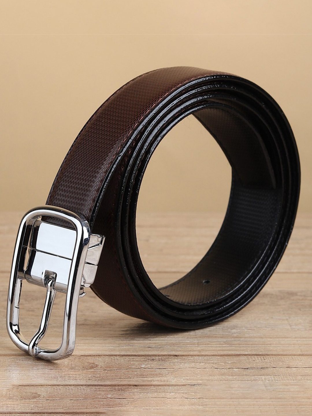 

Kastner Men Synthetic Leather Formal Belt, Brown