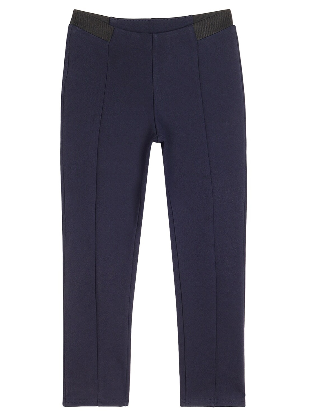 

Cantabil Girls Regular Fit Jeggings, Navy blue
