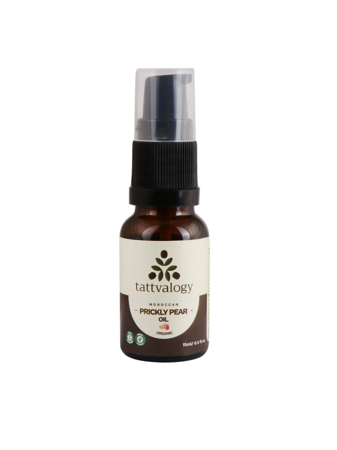

Tattvalogy Organic Cold Pressed Moroccan Prickly Pear Anti-Aging Face Oil - 15 ml, Black