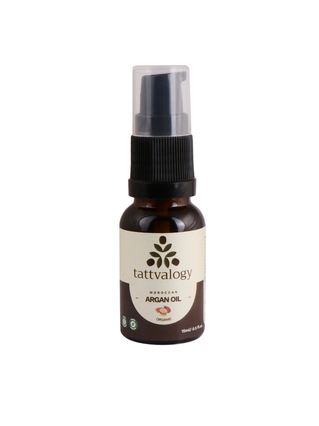 

Tattvalogy Organic Cold Pressed Moroccan Argan Oil - 15 ml, Beige