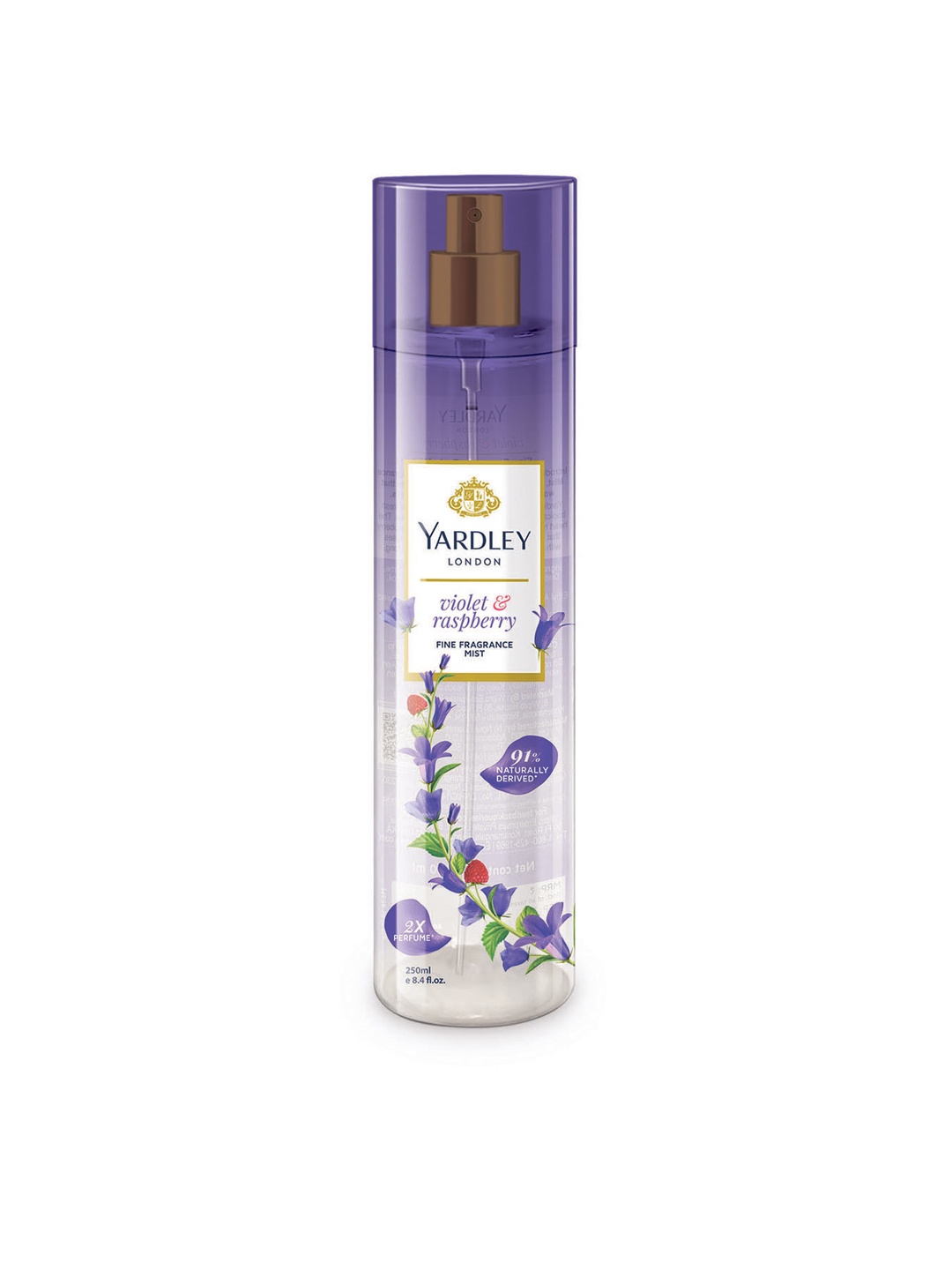 

YARDLEY LONDON Violet & Raspberry Fine Fragrance Mist - 250 ml, Purple