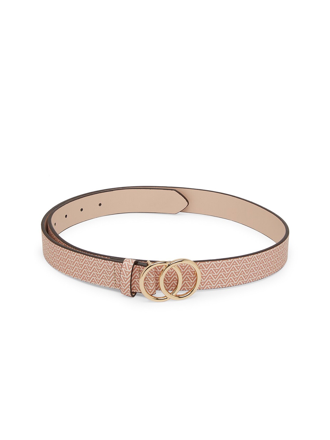 

ALDO Women Printed Push Pin Belt, Pink
