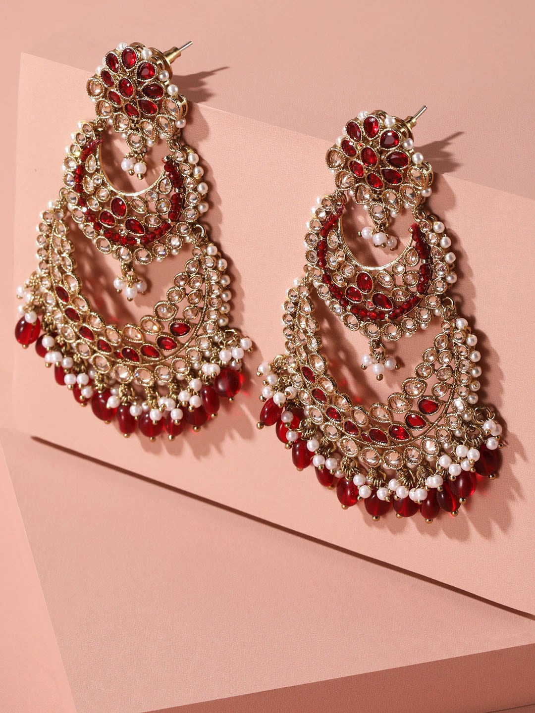 

XPNSV Gold-Plated Chandbalis Earrings