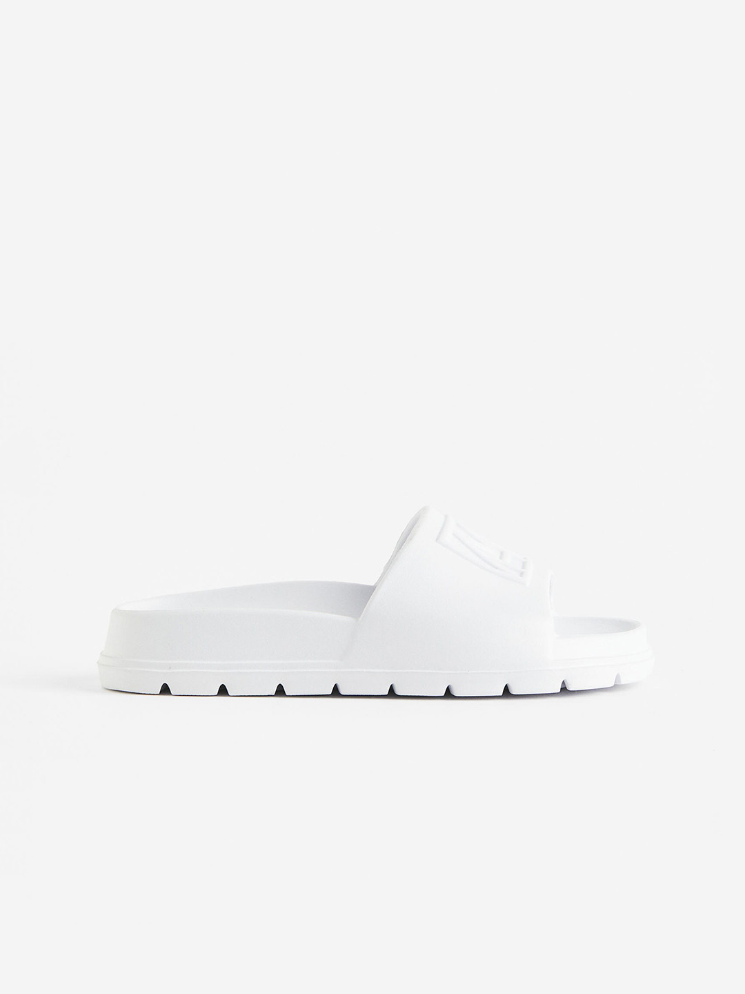 

H&M Women Monogram Pool Shoes, White