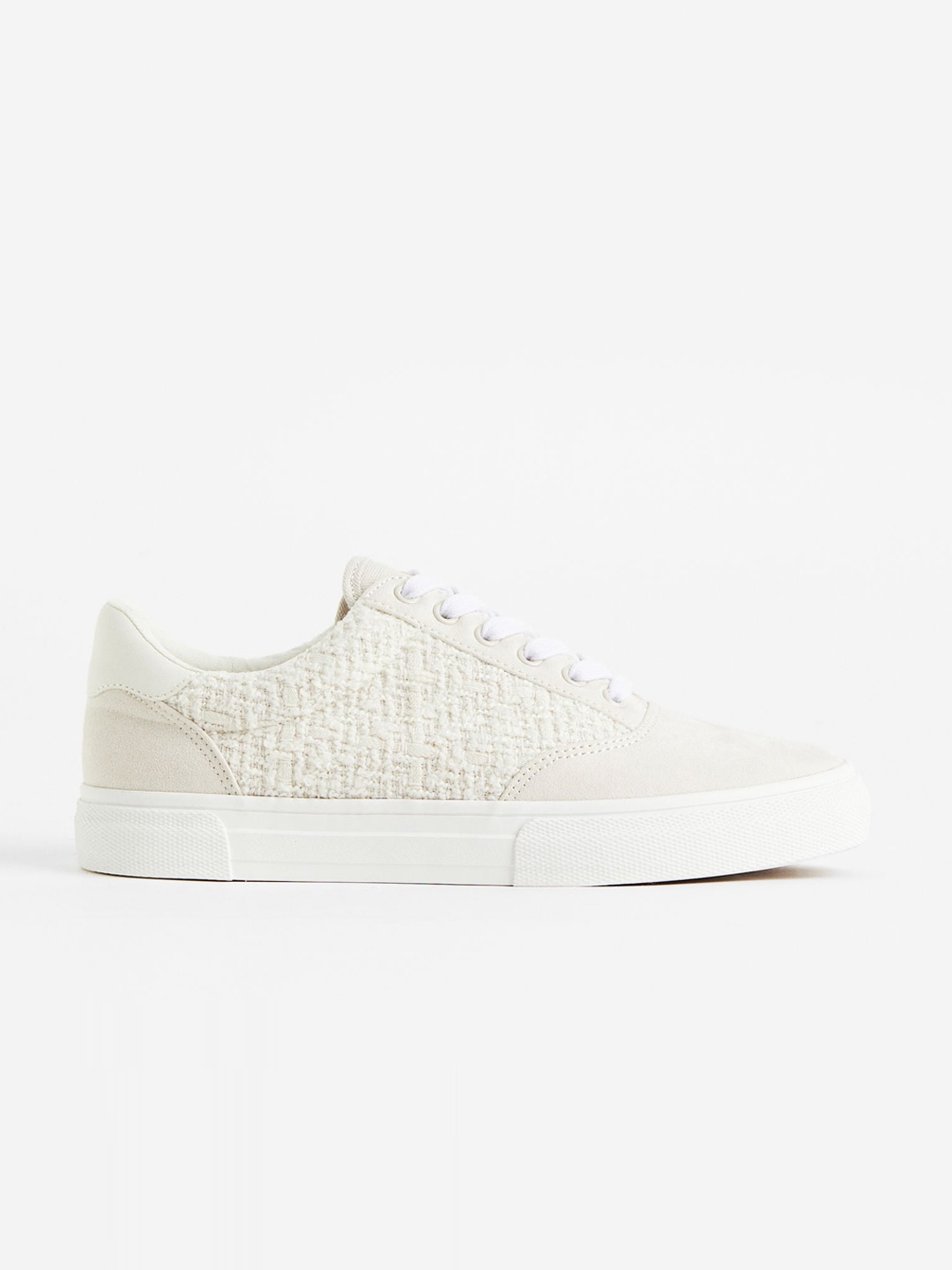 

H&M Women Textured Trainers, Beige