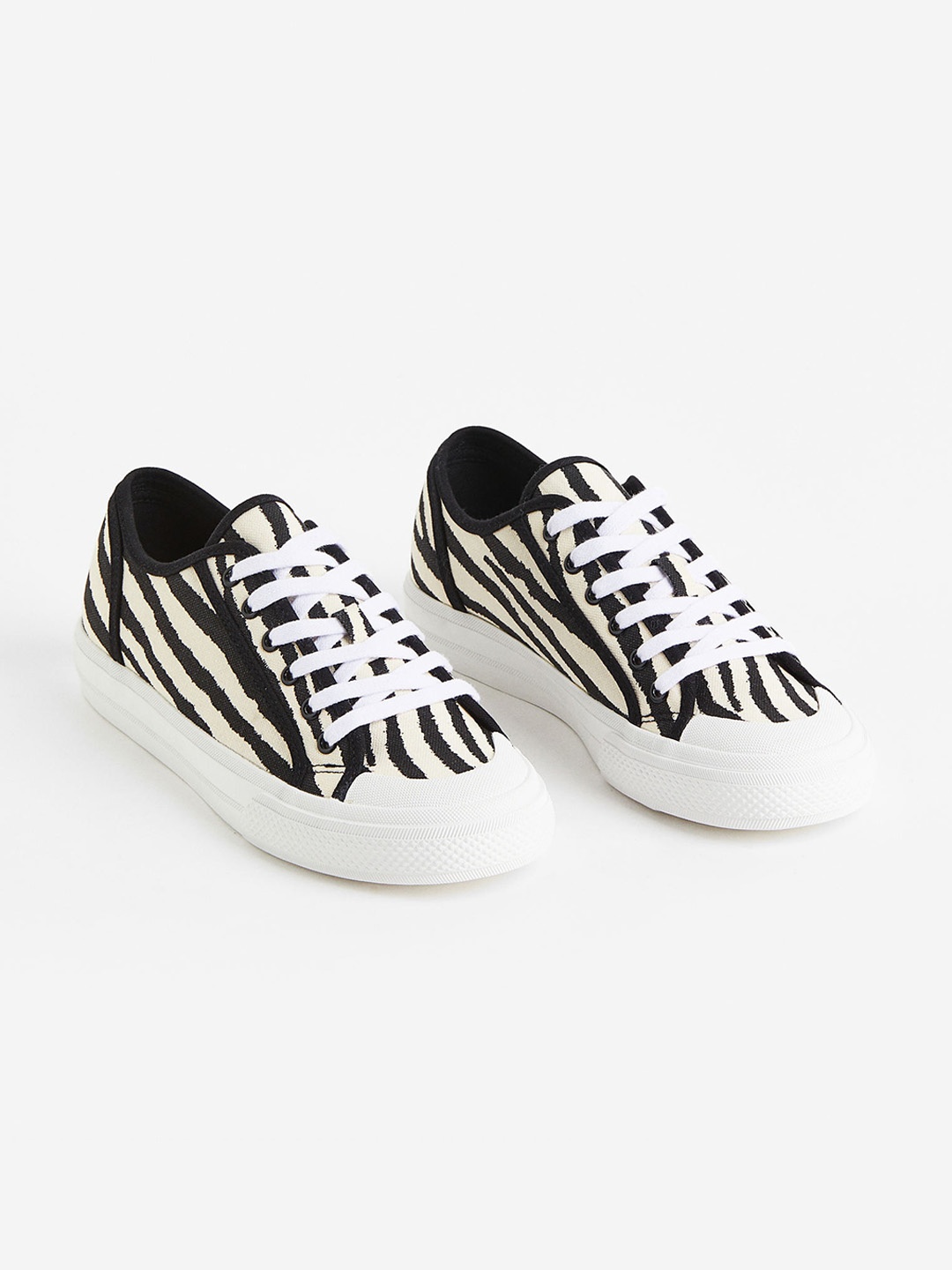 

H&M Women Canvas Trainers, Black