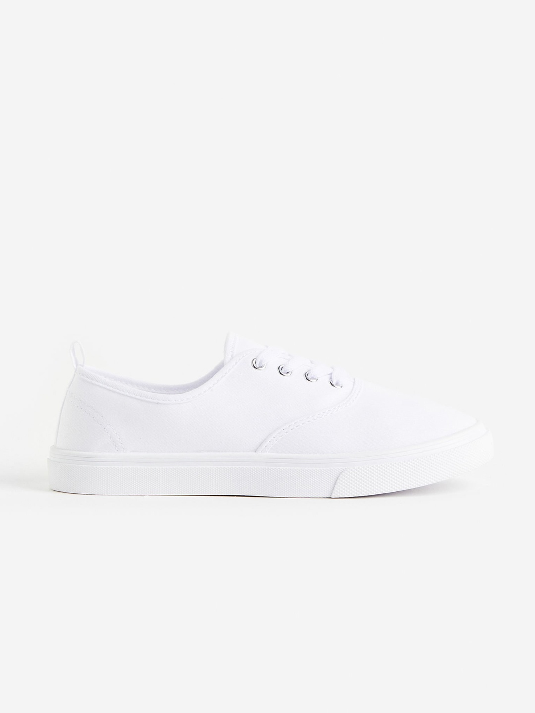 

H&M Women Canvas Trainers, White