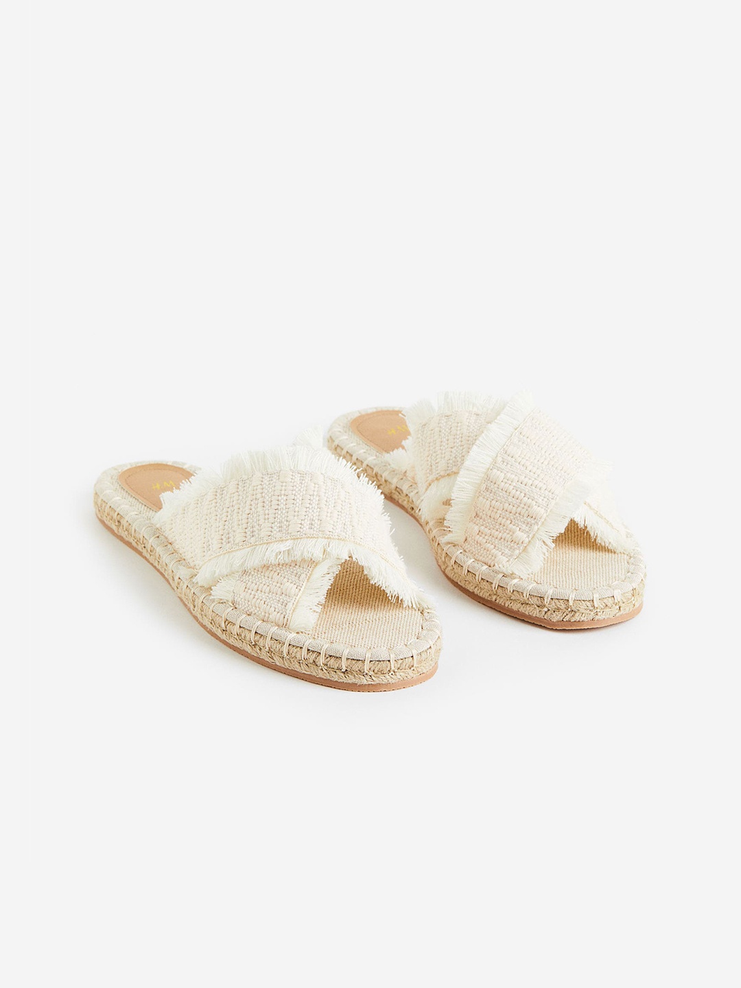 

H&M Espadrille Slides, White